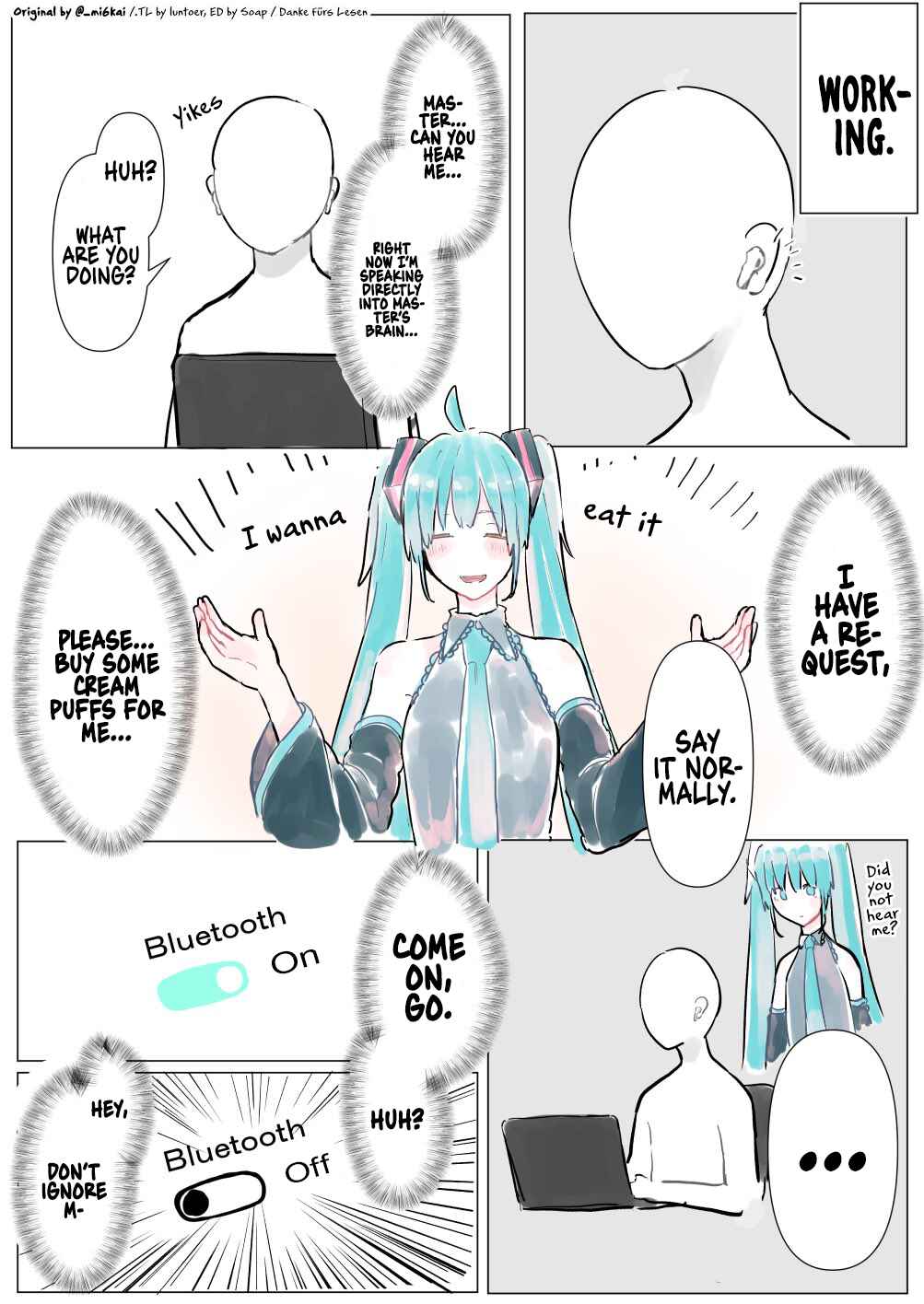 VOCALOID - The Daily Life of Master & Hatsune Miku (Doujinshi) Chapter 44 - Page 1