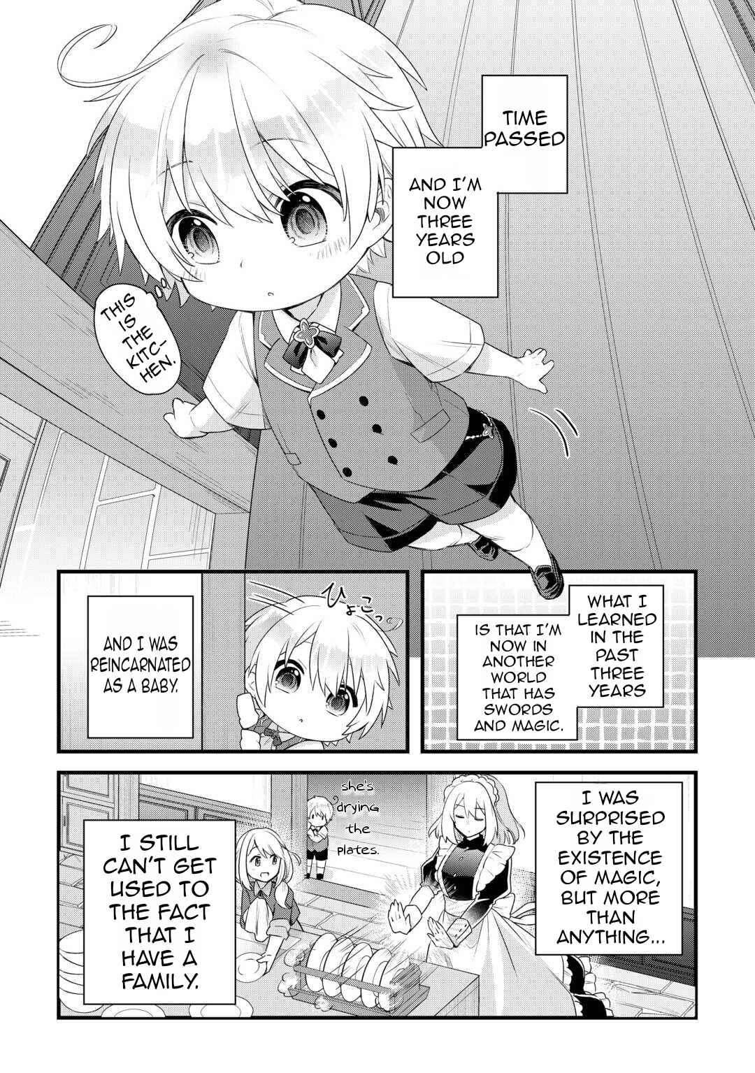 Zensei de Kazoku ni Megumarenakatta Ore, Konyo de wa Yasashi Kazoku ni Kakomareru Chapter 1.1 - Page 14