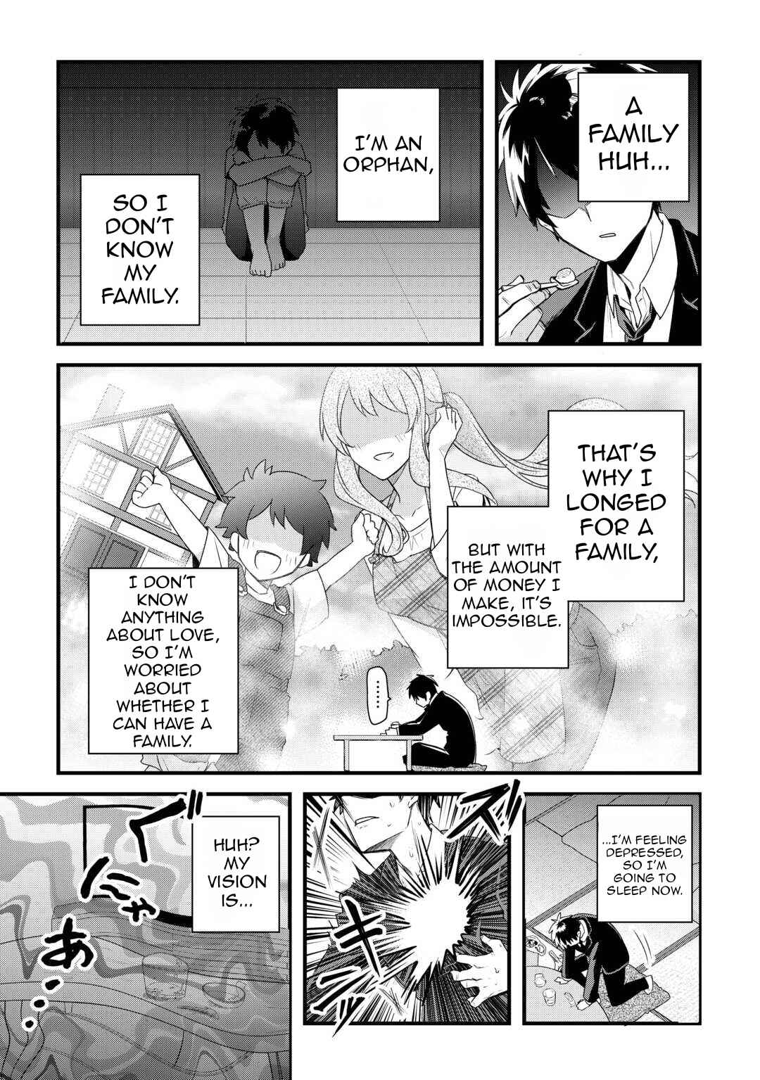 Zensei de Kazoku ni Megumarenakatta Ore, Konyo de wa Yasashi Kazoku ni Kakomareru Chapter 1.1 - Page 6