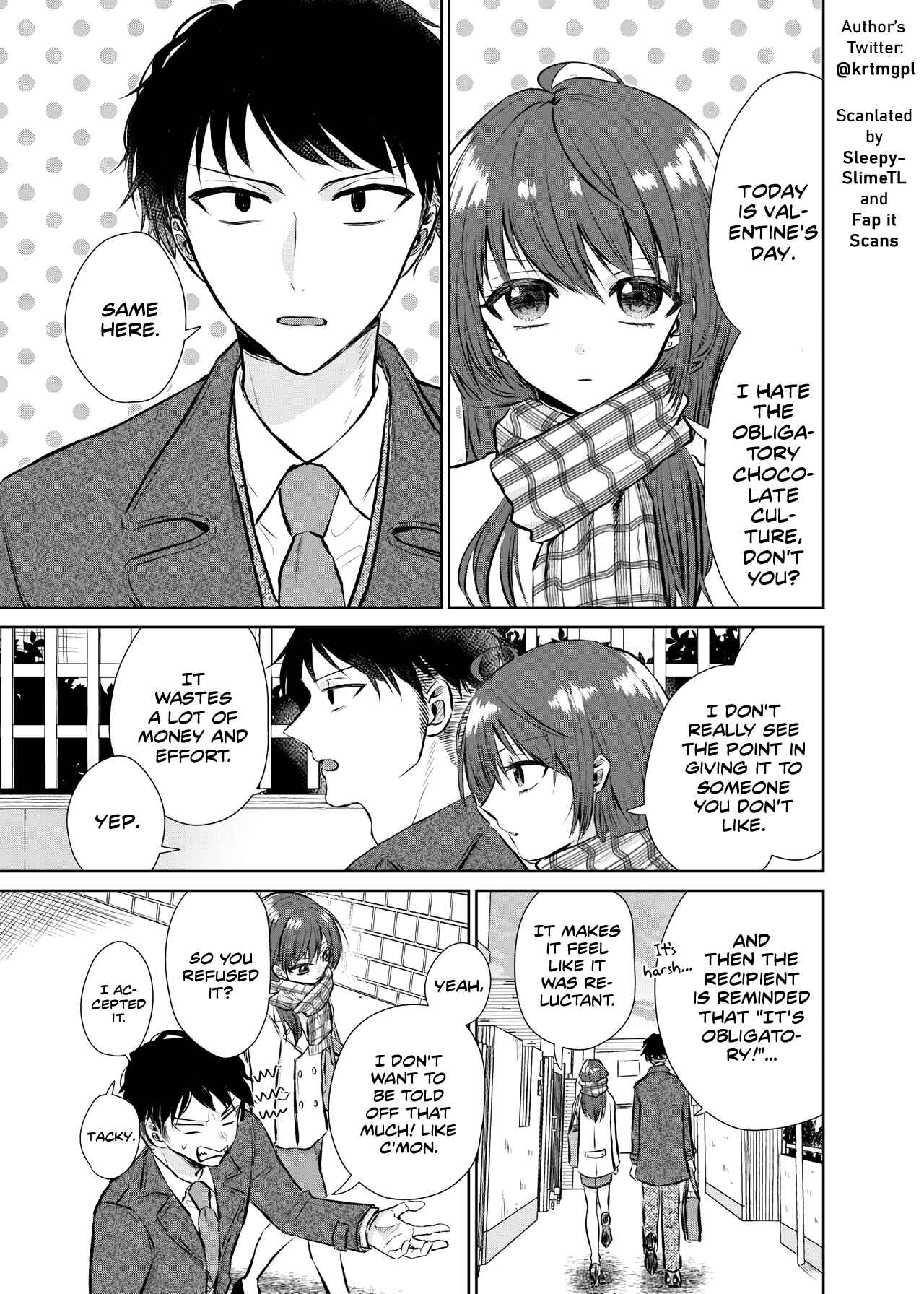 Giri Choko Girai no Danjo (Pre-Serialization) Chapter 1 - Page 1