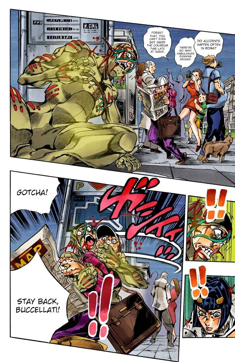 JoJo no Kimyou na Bouken: Part 5 - Ougon no Kaze Color-ban Chapter 128 - Page 7