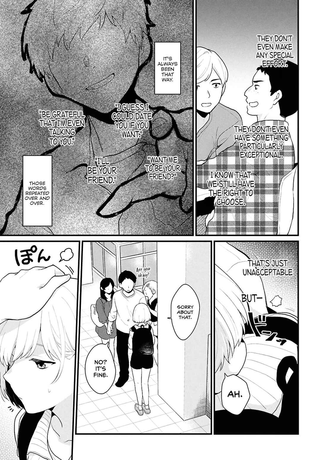 Danjo-hi 1:5 no Sekai demo Futsuu ni Ikirareru to Omotta? ~Gekiomoi Kanjou na Kanojo-tachi ga Mujikaku Danshi ni Honrou Saretara~ Chapter 1 - Page 13