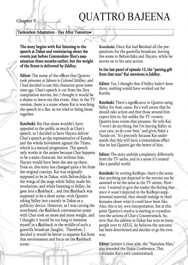 Mobile Suit Zeta Gundam: Day After Tomorrow - From Kai Shiden's Report Chapter 13 - Page 20