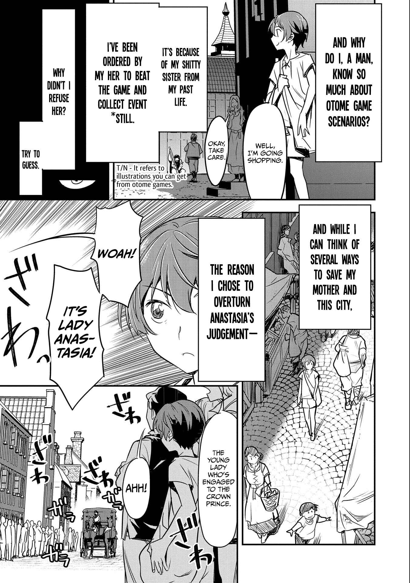 Chounin A wa Akuyaku Reijou o Doushitemo Sukuitai: Dobu to Sora to Koori no Himegimi Chapter 1 - Page 19
