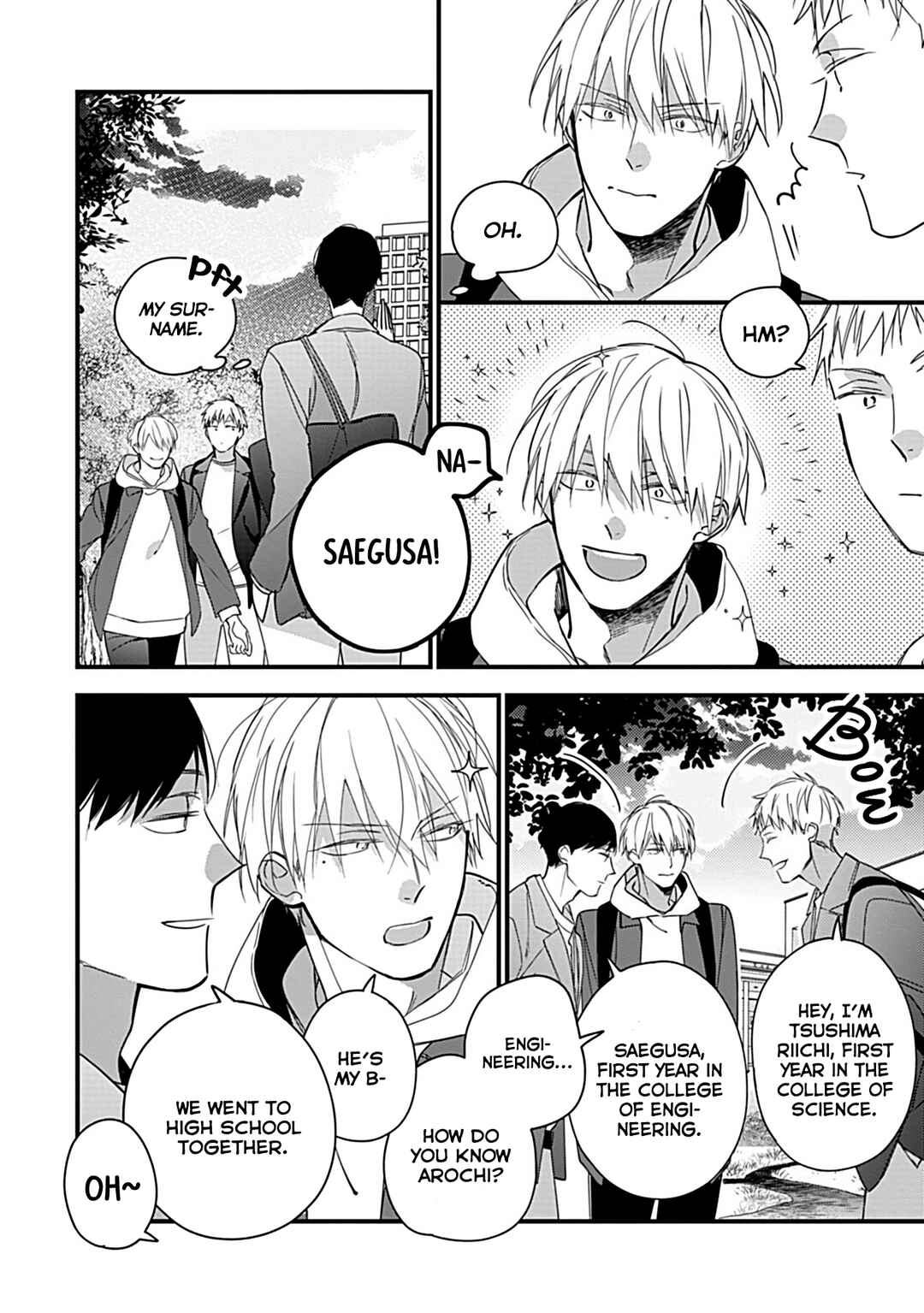 Boku-tachi wa Mada Aoku: Daigaku Nyuugaku-hen Chapter 2 - Page 3