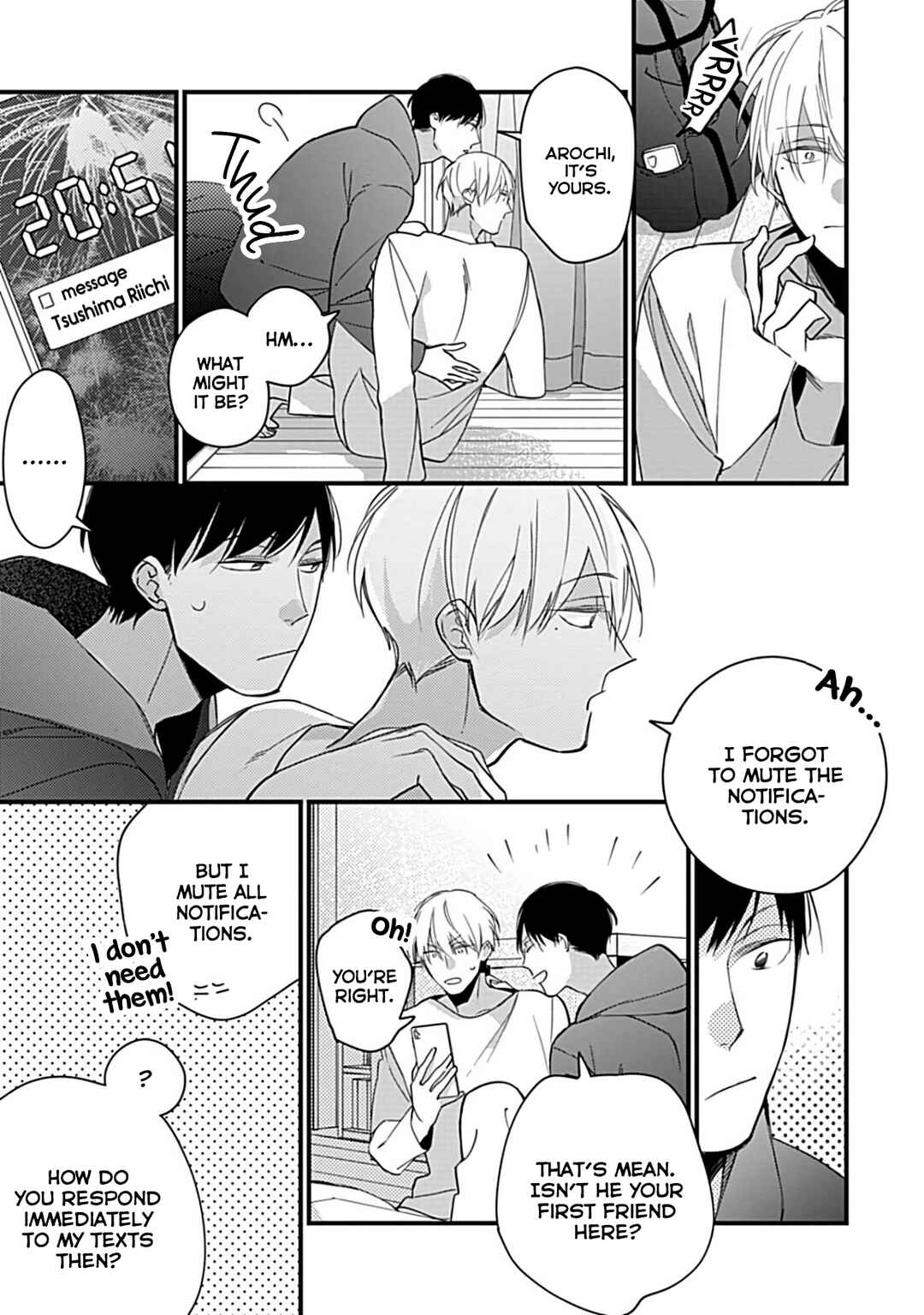 Boku-tachi wa Mada Aoku: Daigaku Nyuugaku-hen Chapter 2 - Page 8
