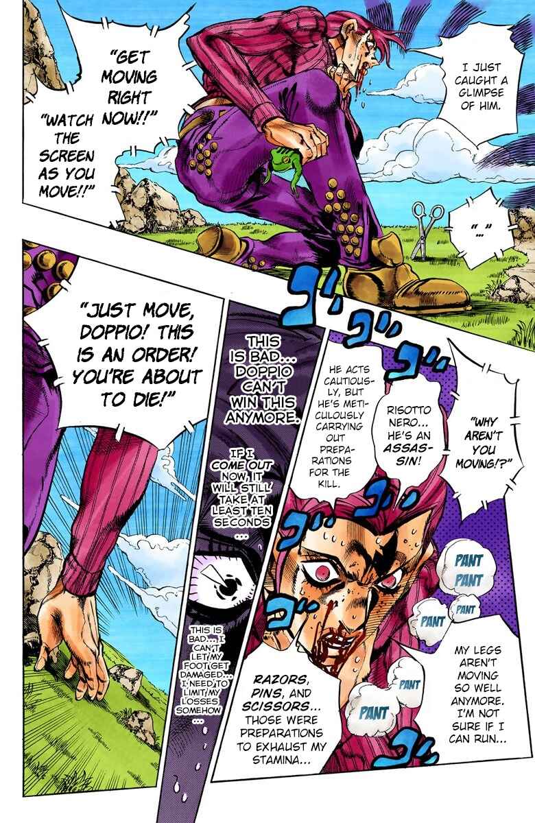 JoJo no Kimyou na Bouken: Part 5 - Ougon no Kaze Color-ban Chapter 106 - Page 15
