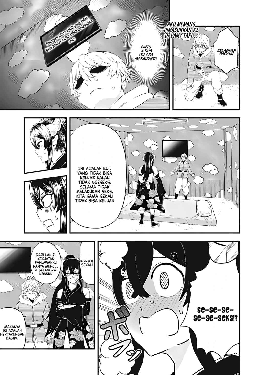 Sei-jun Ecstasy: XXX Shinai to Derarenai Heya de Mazoku o Buttaoshimasu Chapter 7 - Page 13