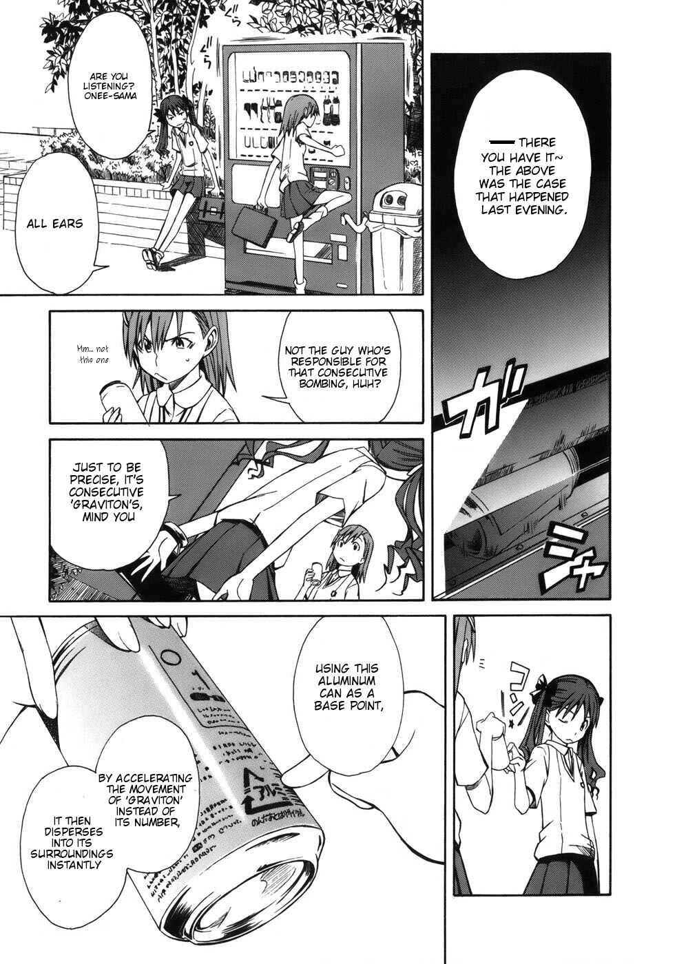 Toaru Majutsu no Index Gaiden: Toaru Kagaku no Railgun Chapter 4 - Page 5
