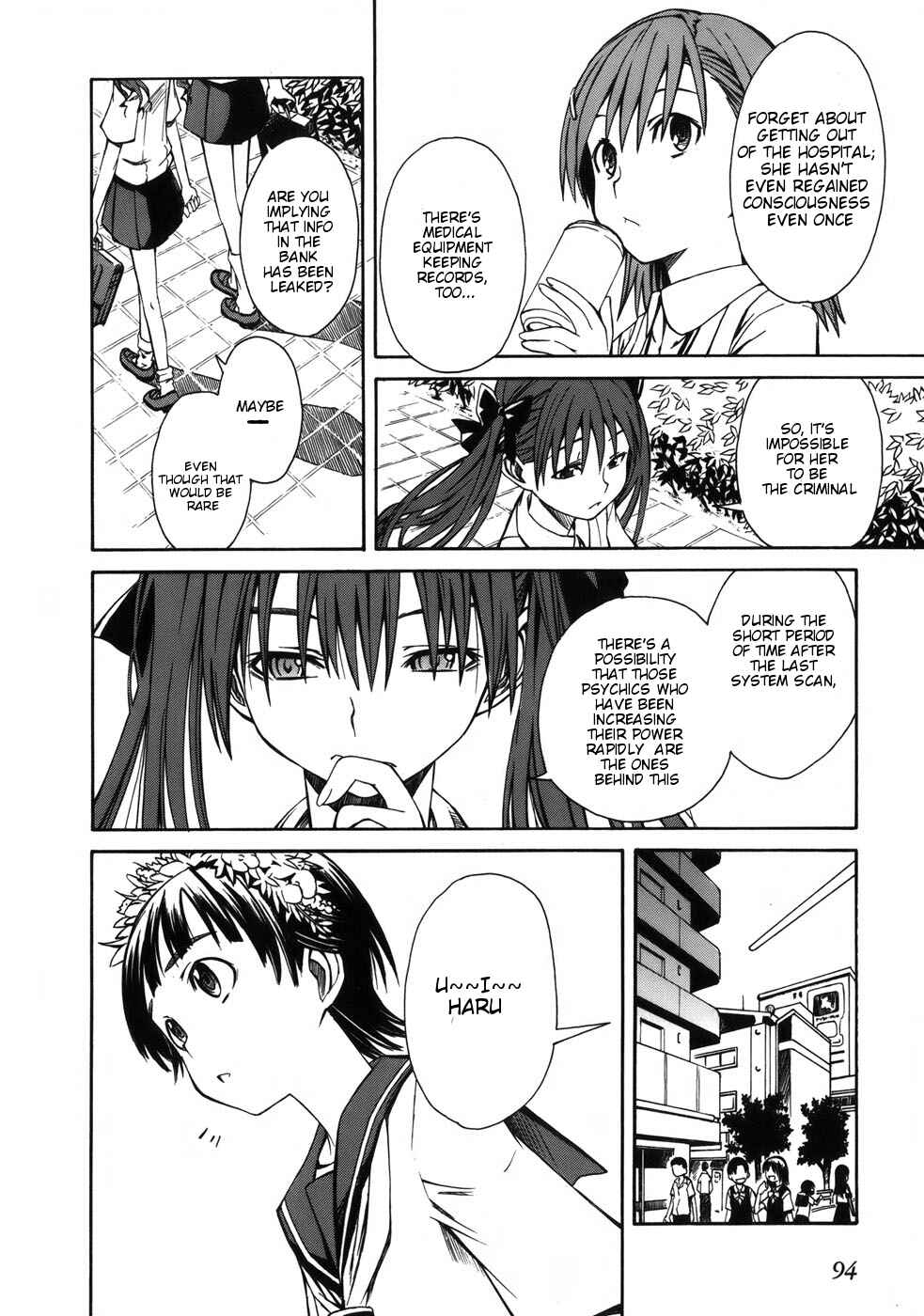 Toaru Majutsu no Index Gaiden: Toaru Kagaku no Railgun Chapter 4 - Page 8