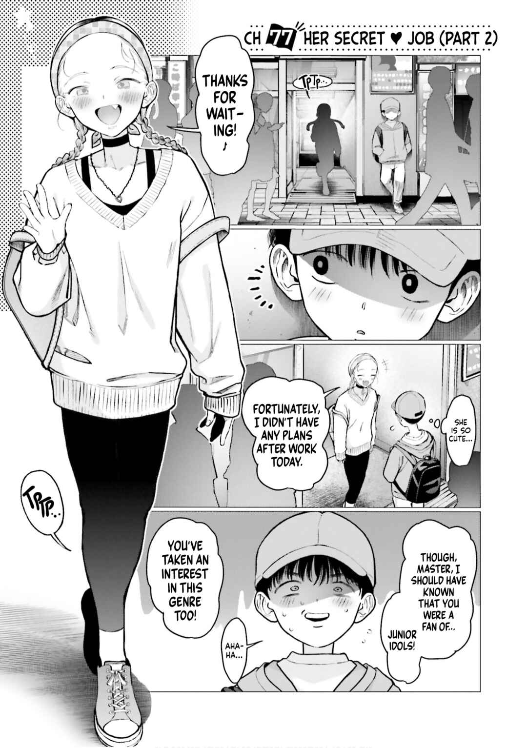 Sasha-chan to Classmate Otaku-kun Chapter 77 - Page 1