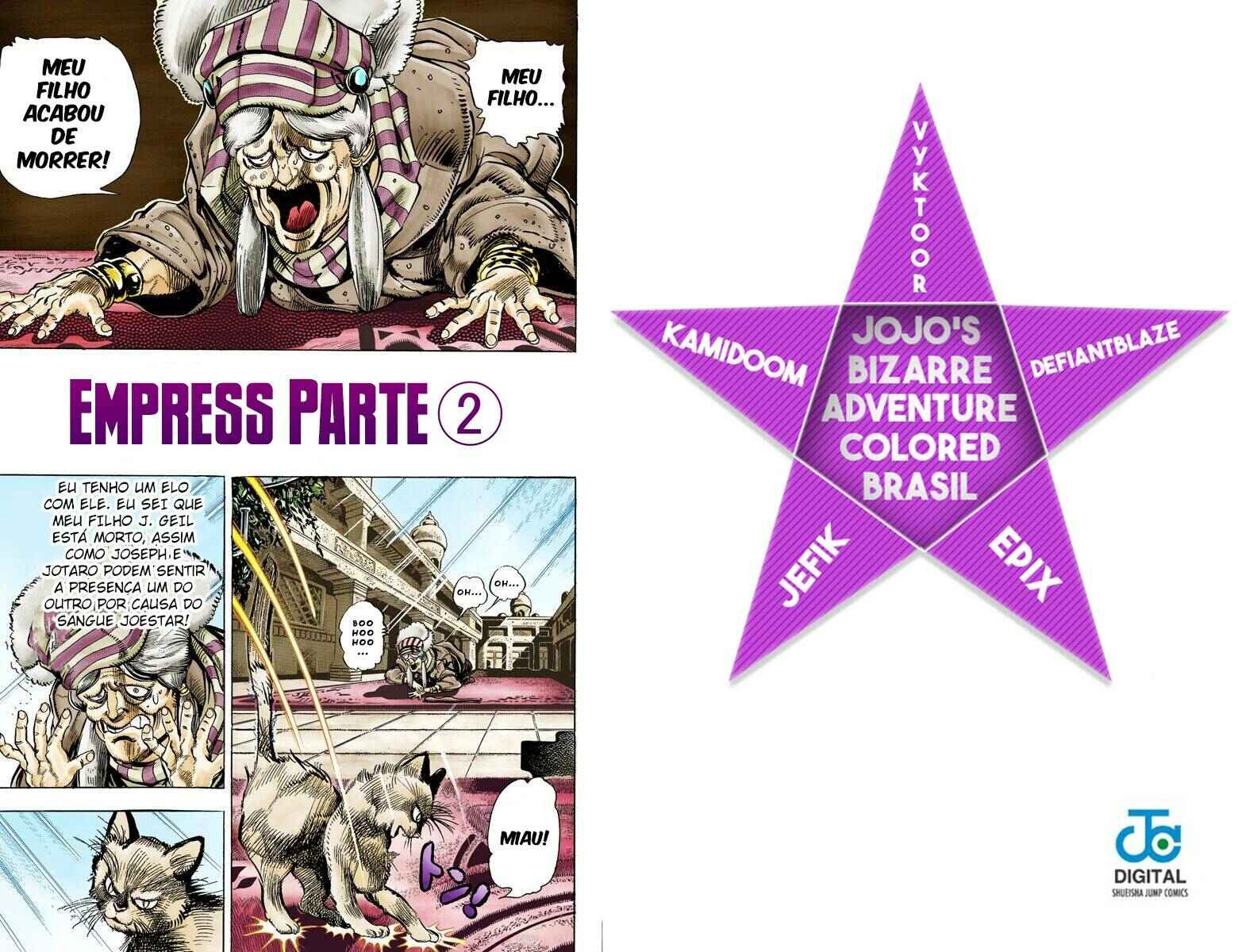 JoJo no Kimyou na Bouken: Part 3 - Stardust Crusaders Color-ban Chapter 34 - Page 1