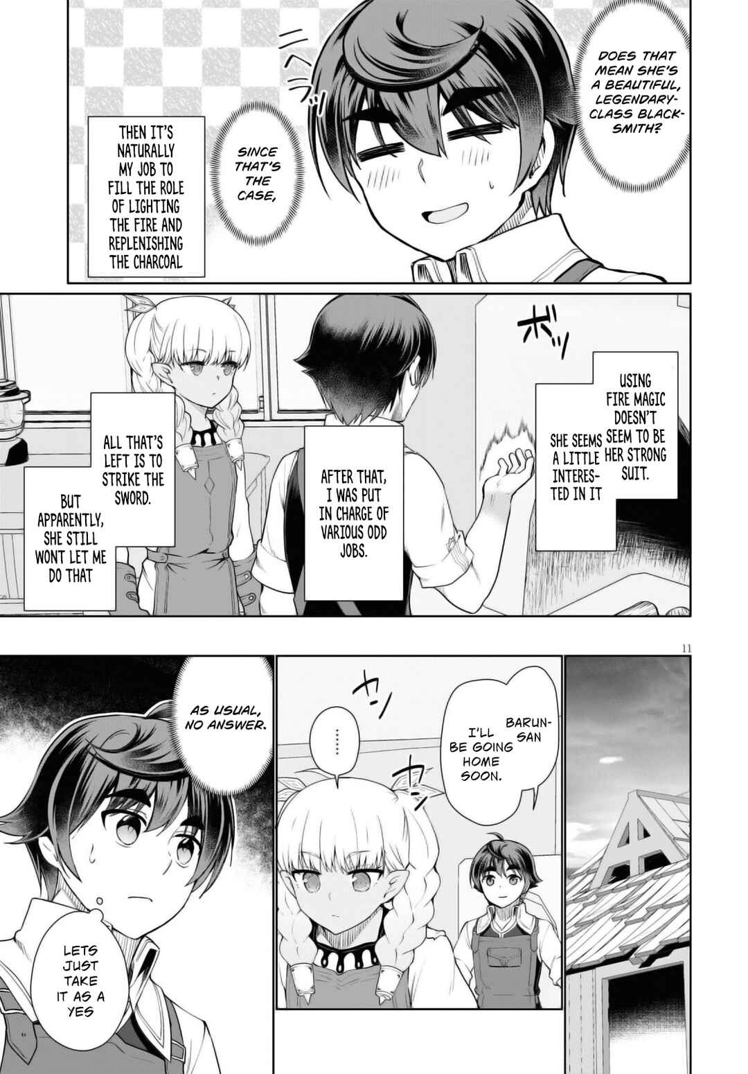 Botsuraku Yotei Nanode, Kajishokunin o Mezasu Chapter 43 - Page 12