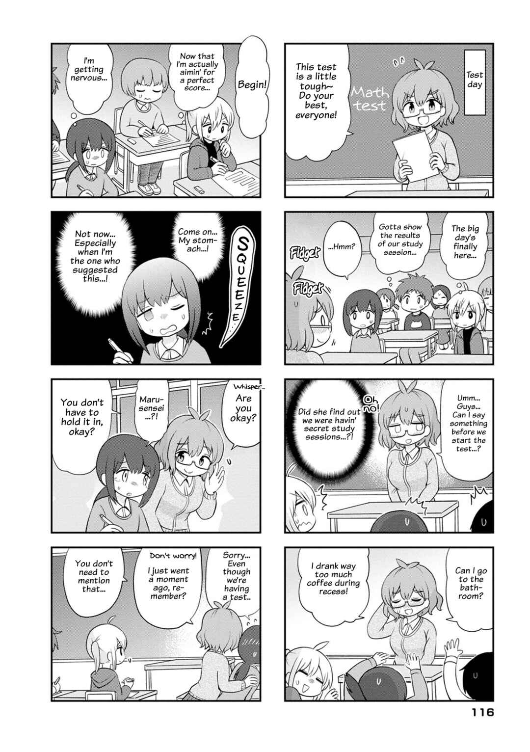 Maru-sensei's ** is cute. Chapter 14 - Page 4
