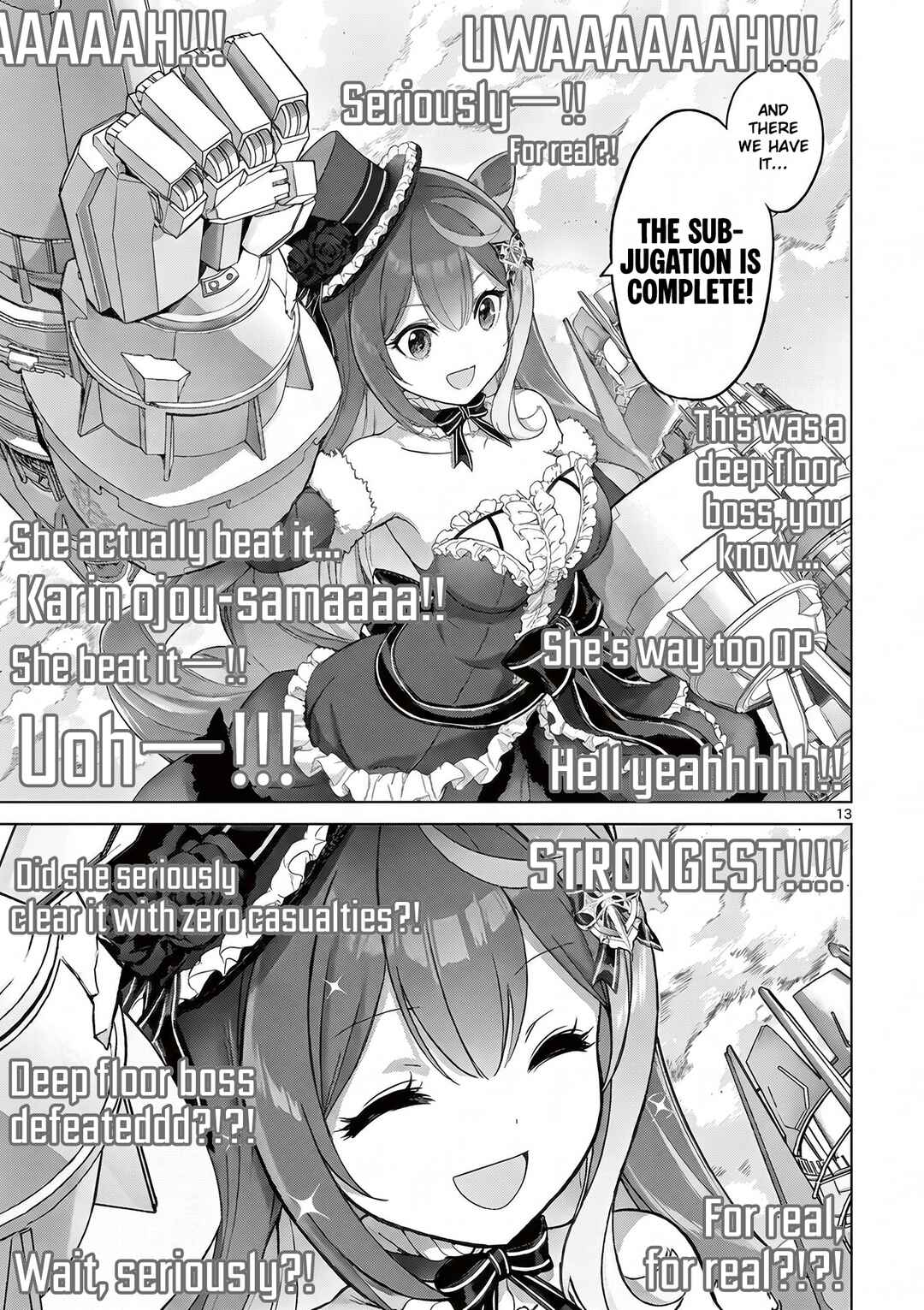 Ojousama-kei Teihen Dungeon Haishinsha, Meiwaku-kei o Bokottara Bazutte Densetsu ni Nattemasu wa!? Chapter 21 - Page 12