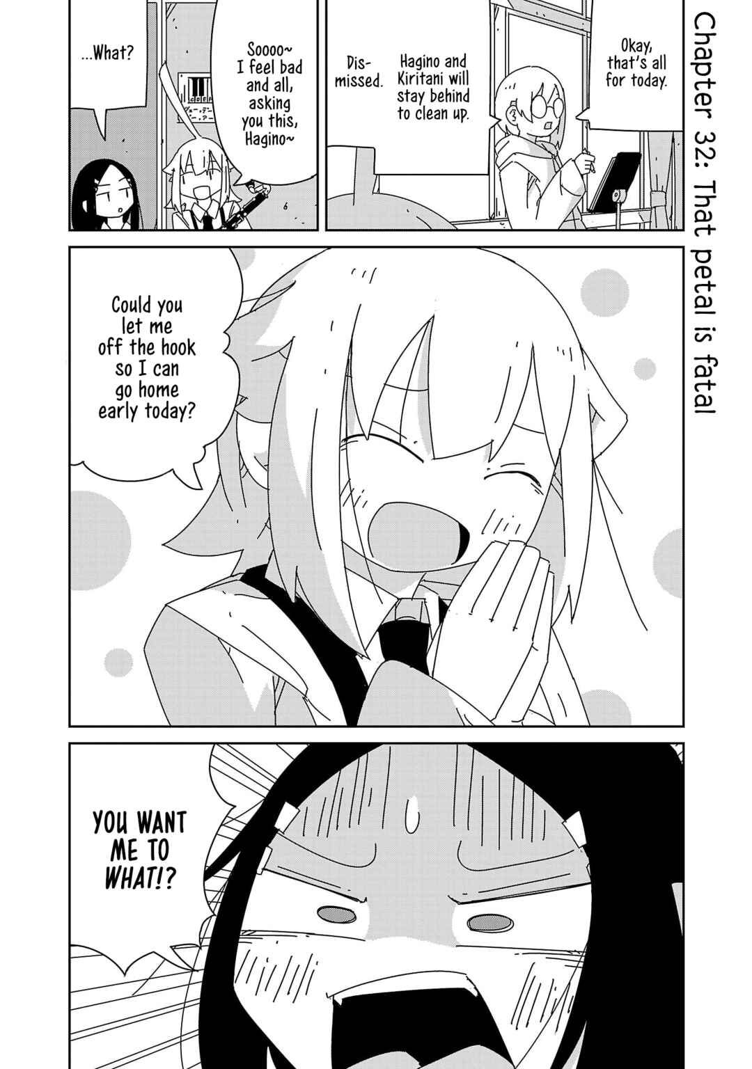 Hagino-san Wants to Quit the Wind Ensemble Chapter 32 - Page 1