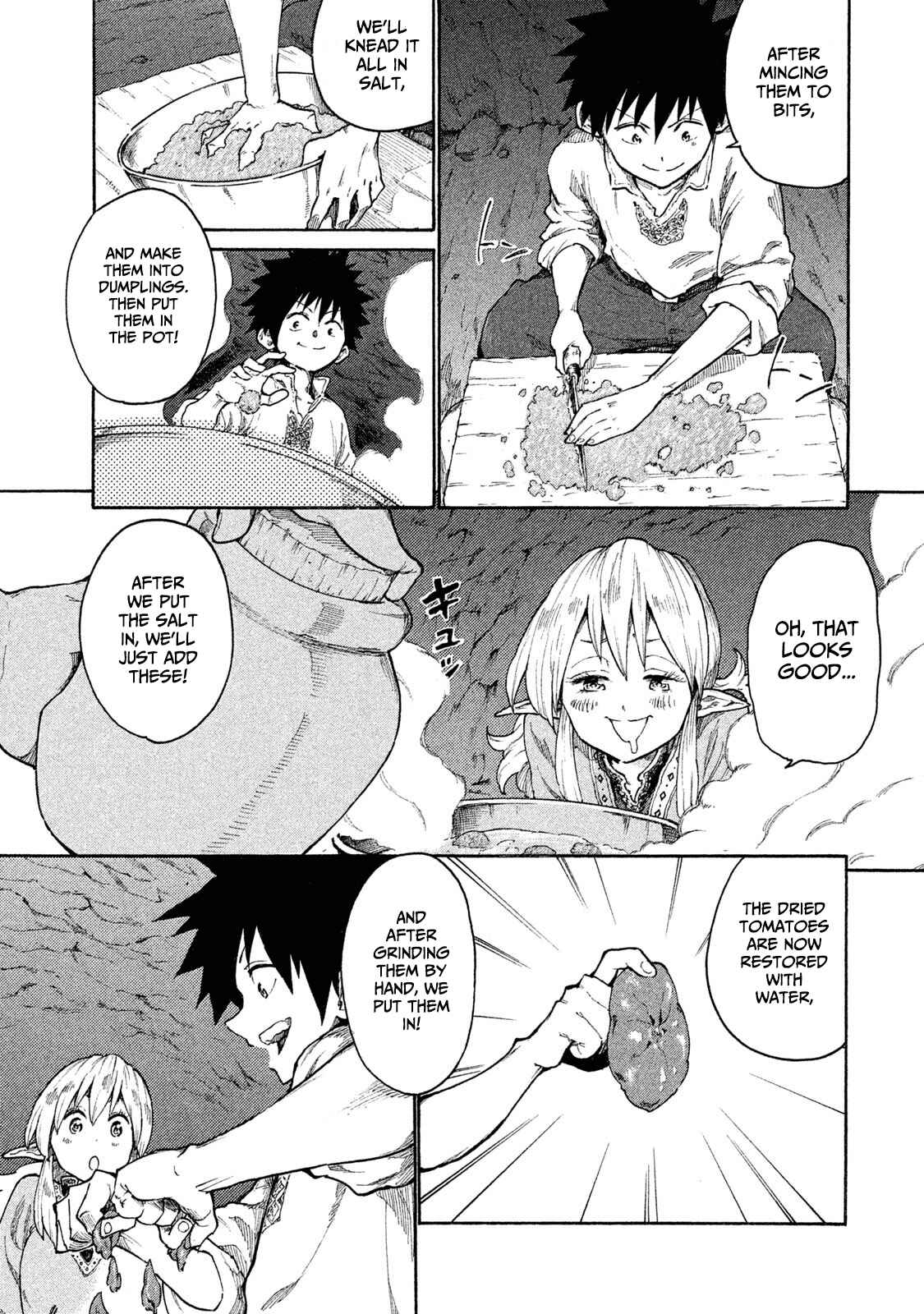 Mazumeshi Elf to Yuuboku gurashi Chapter 9 - Page 11