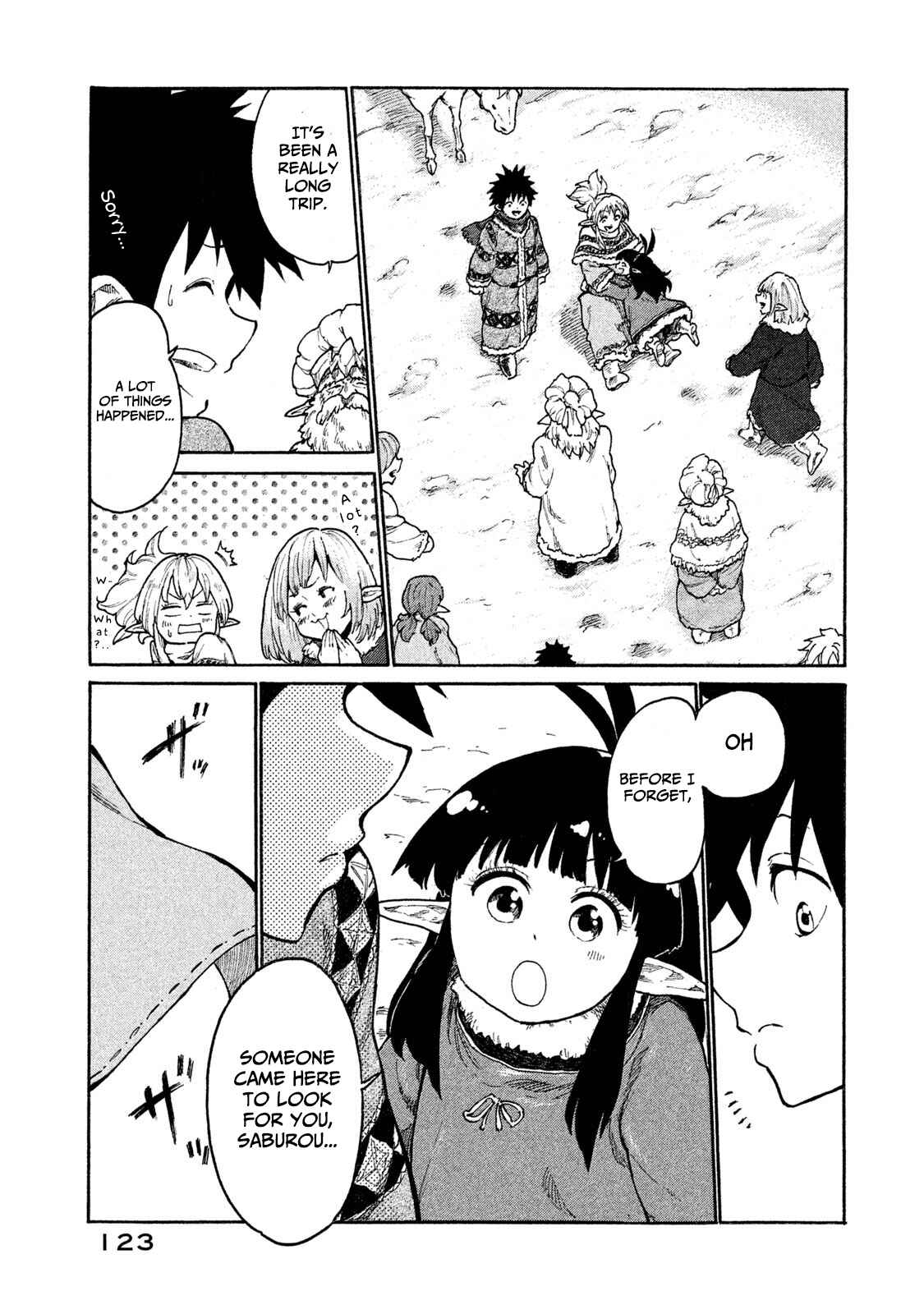 Mazumeshi Elf to Yuuboku gurashi Chapter 9 - Page 23