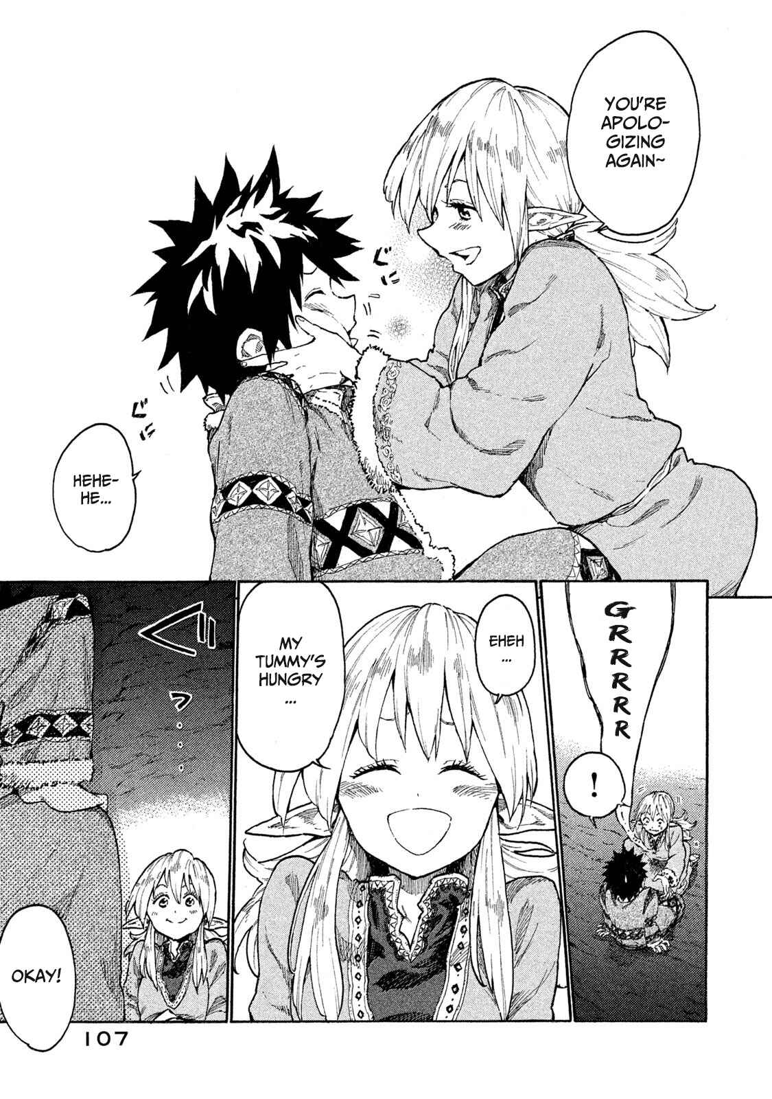 Mazumeshi Elf to Yuuboku gurashi Chapter 9 - Page 7