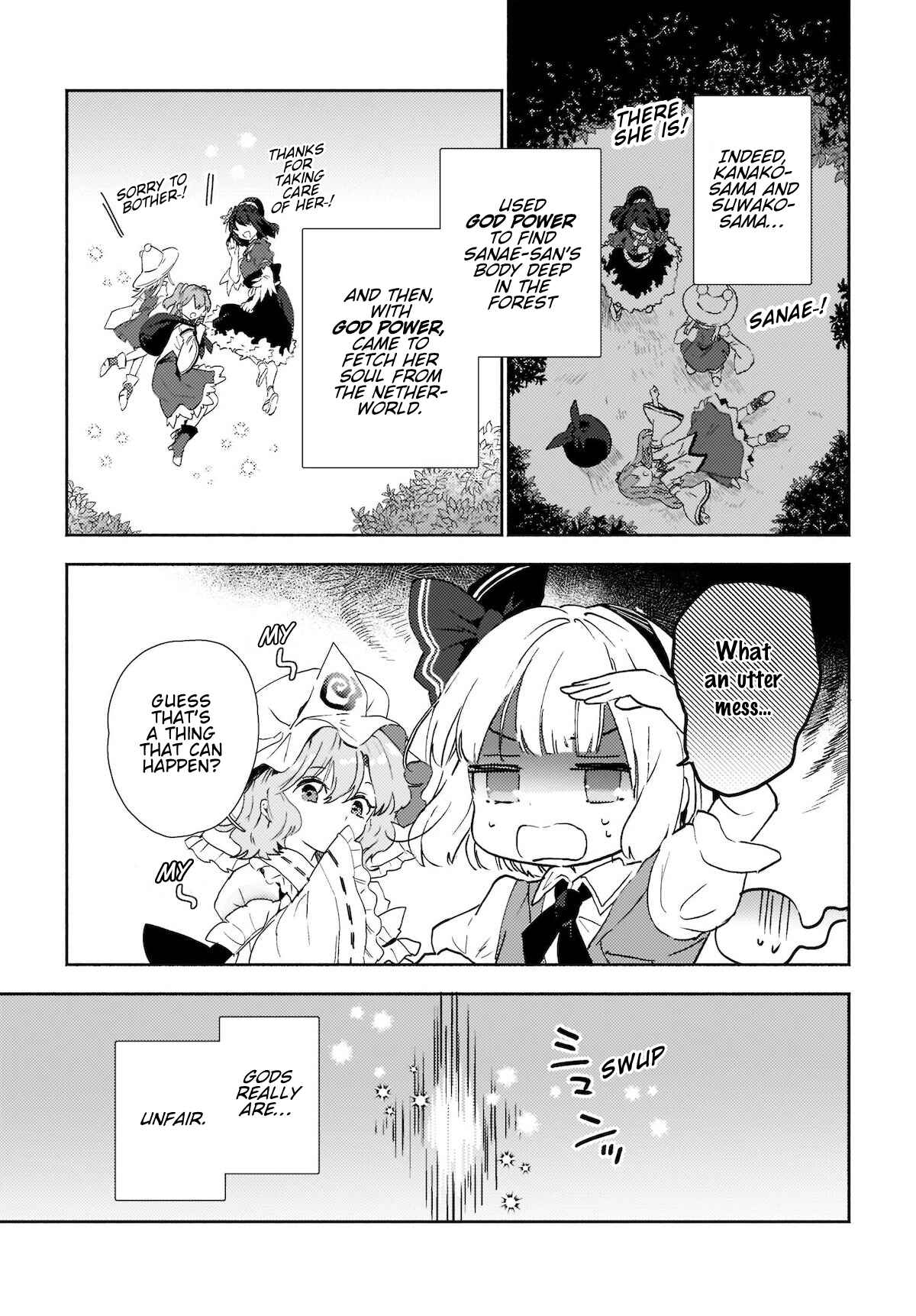 Touhou Project Niji Sousaku Series - Sanae-san wa Iedechuu! Chapter 8.2 - Page 3