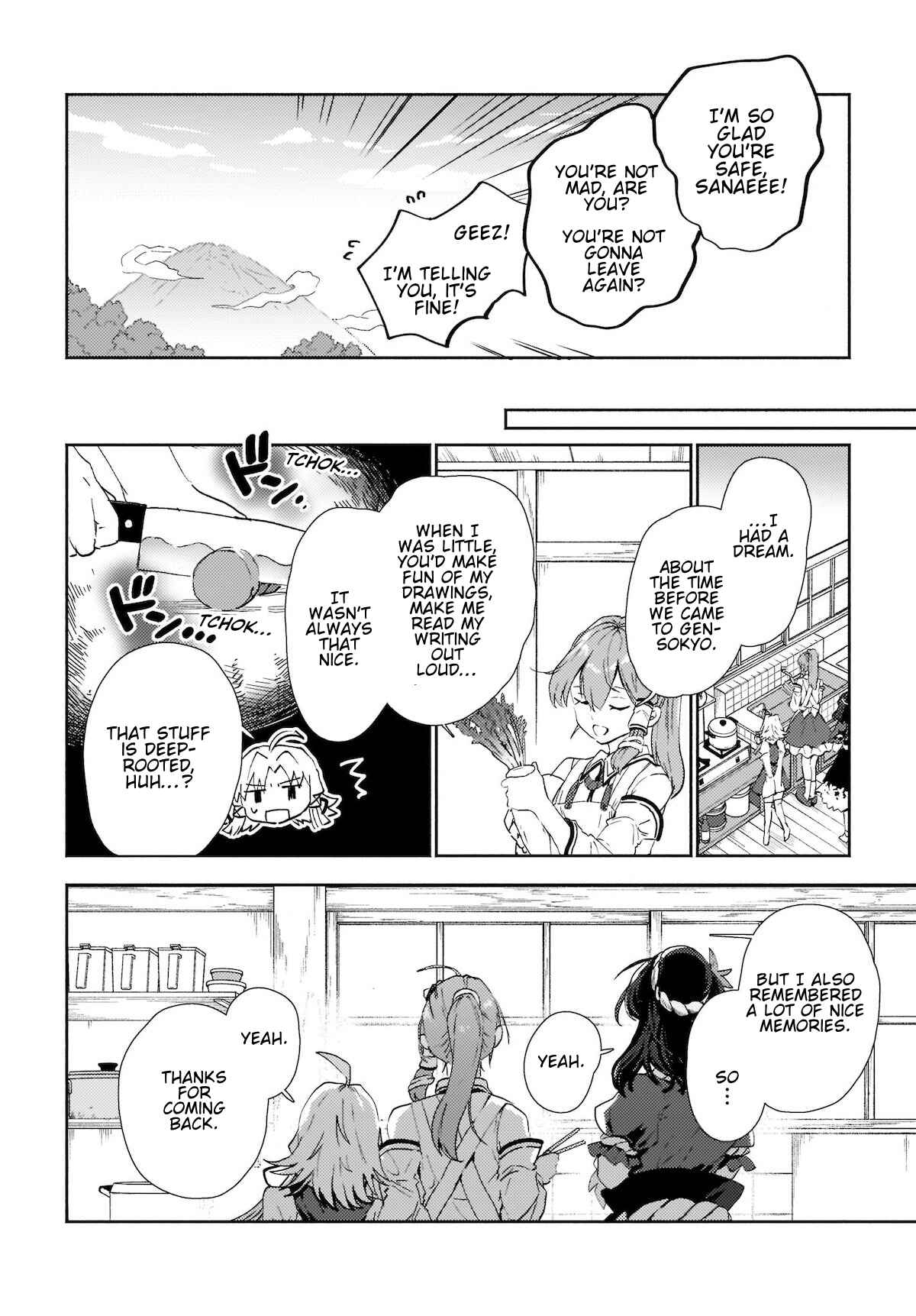 Touhou Project Niji Sousaku Series - Sanae-san wa Iedechuu! Chapter 8.2 - Page 8