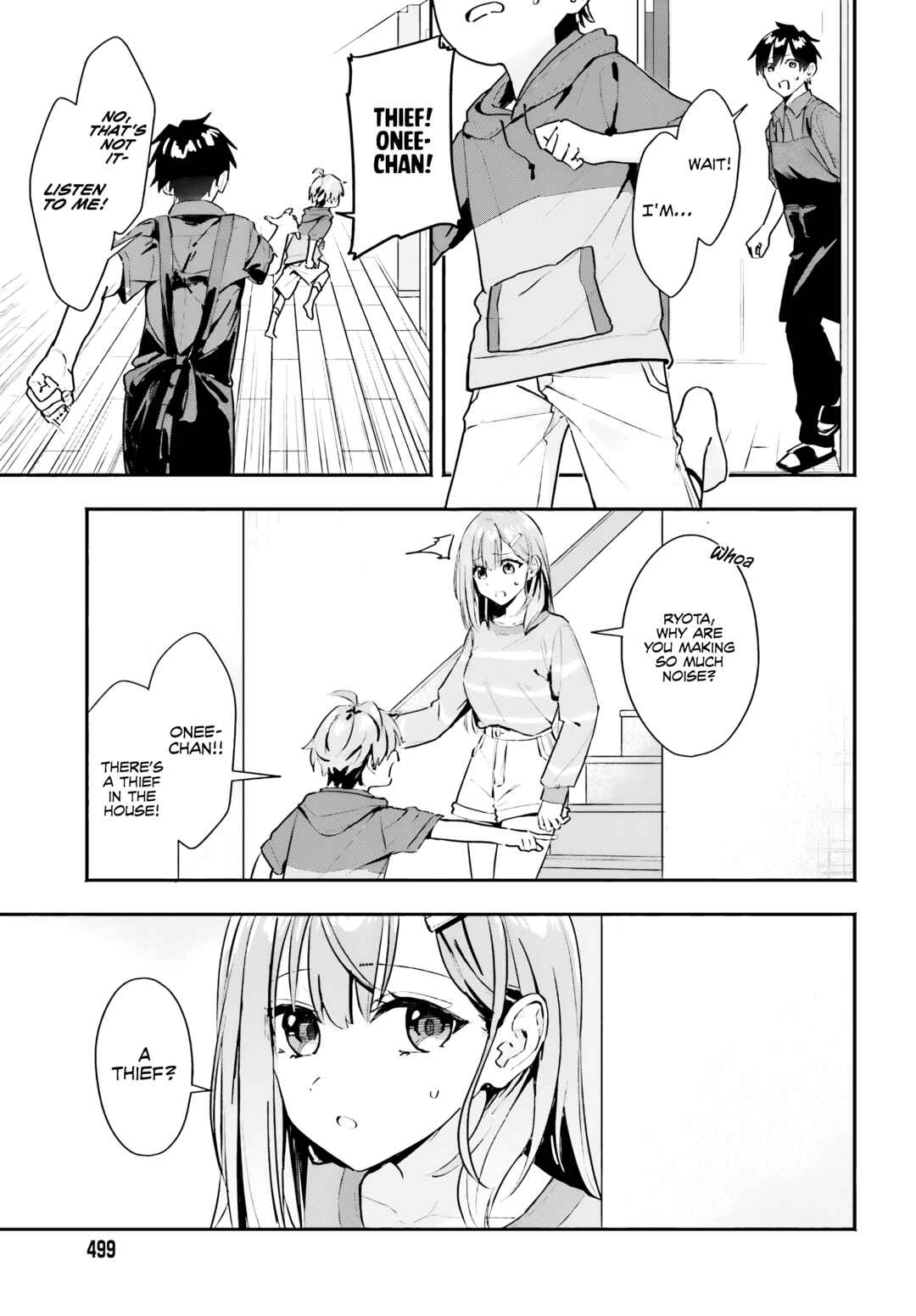 Kaji Daikou no Arubaito wo Hajimetara Gakuen Ichi no Bishoujo no Kazoku ni Kiniirarechaimashita. Chapter 2 - Page 8