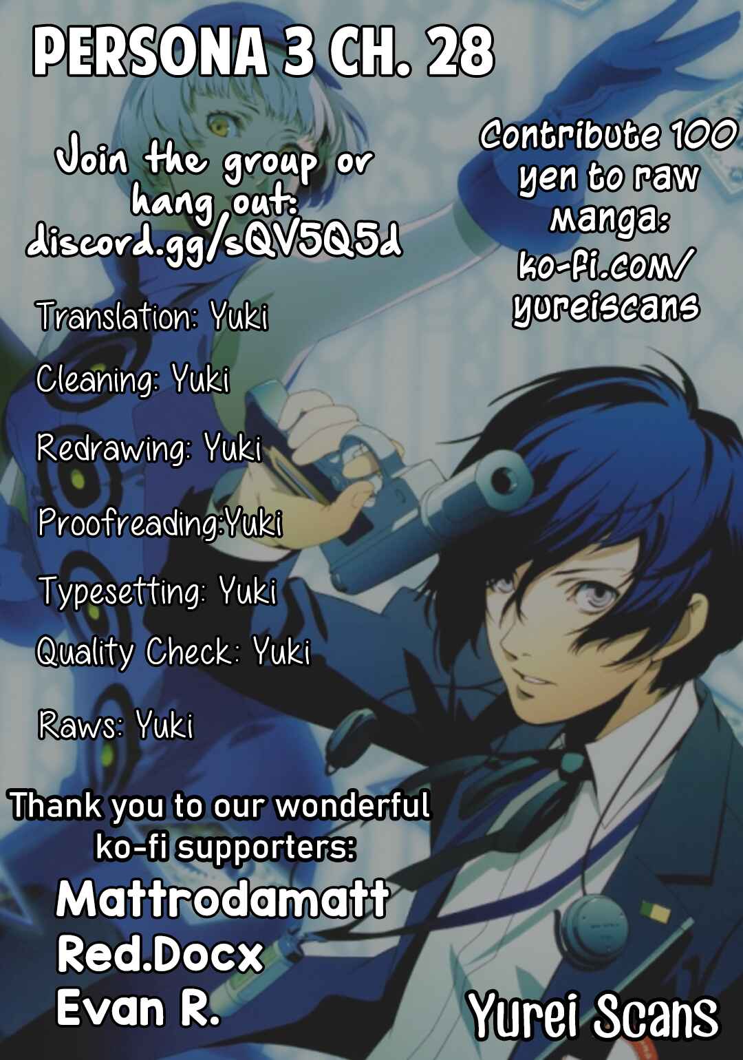 Persona 3 Chapter 28 - Page 1