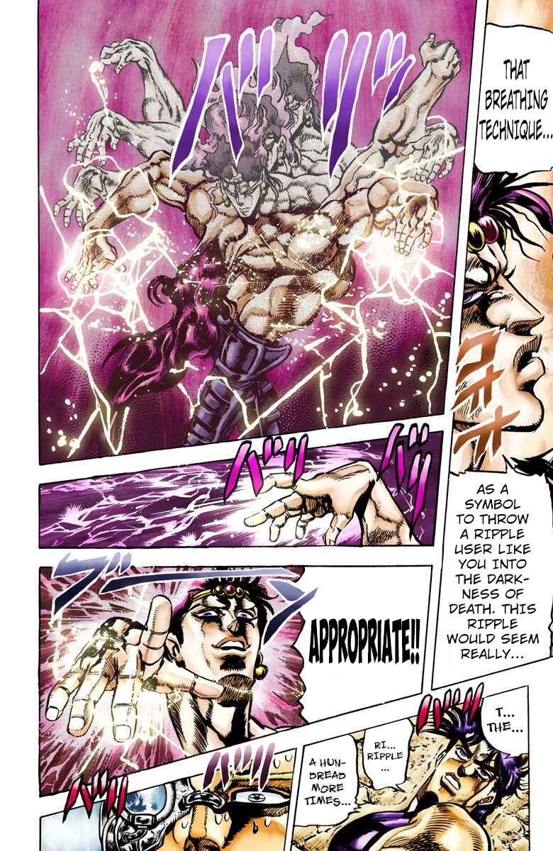 JoJo no Kimyou na Bouken: Part 2 - Sentou Chouryuu Color-ban Chapter 68 - Page 9