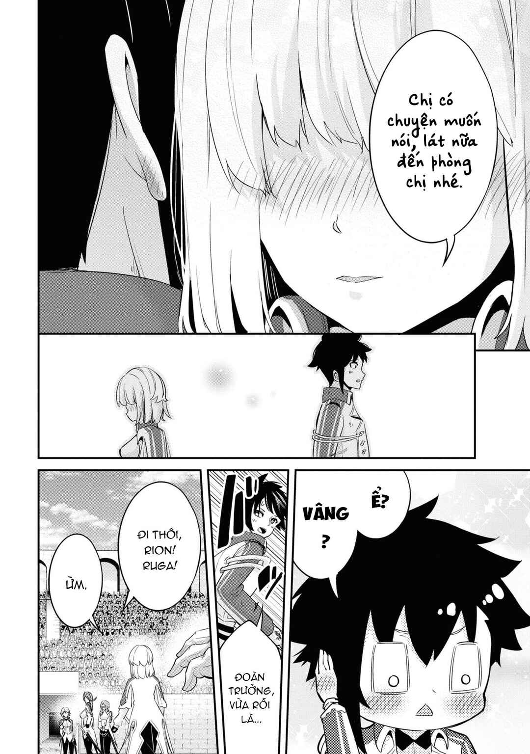 Seikishi ni Natta kedo Danchou no Oppai ga Sugosugite Kokoro ga Kiyomerarenai Chapter 10 - Page 14