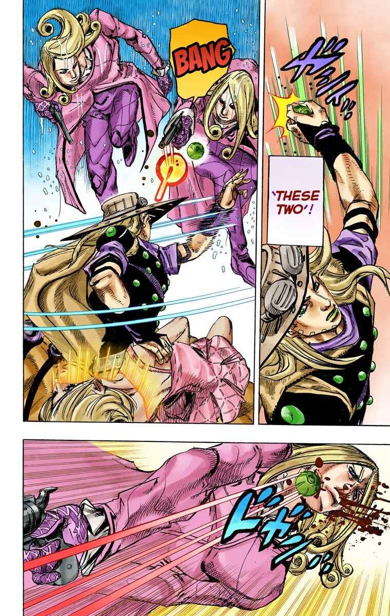 JoJo no Kimyou na Bouken: Part 7 - Steel Ball Run Color-ban Chapter 83 - Page 22