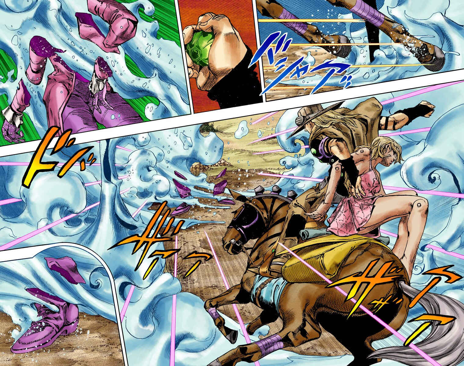 JoJo no Kimyou na Bouken: Part 7 - Steel Ball Run Color-ban Chapter 83 - Page 6