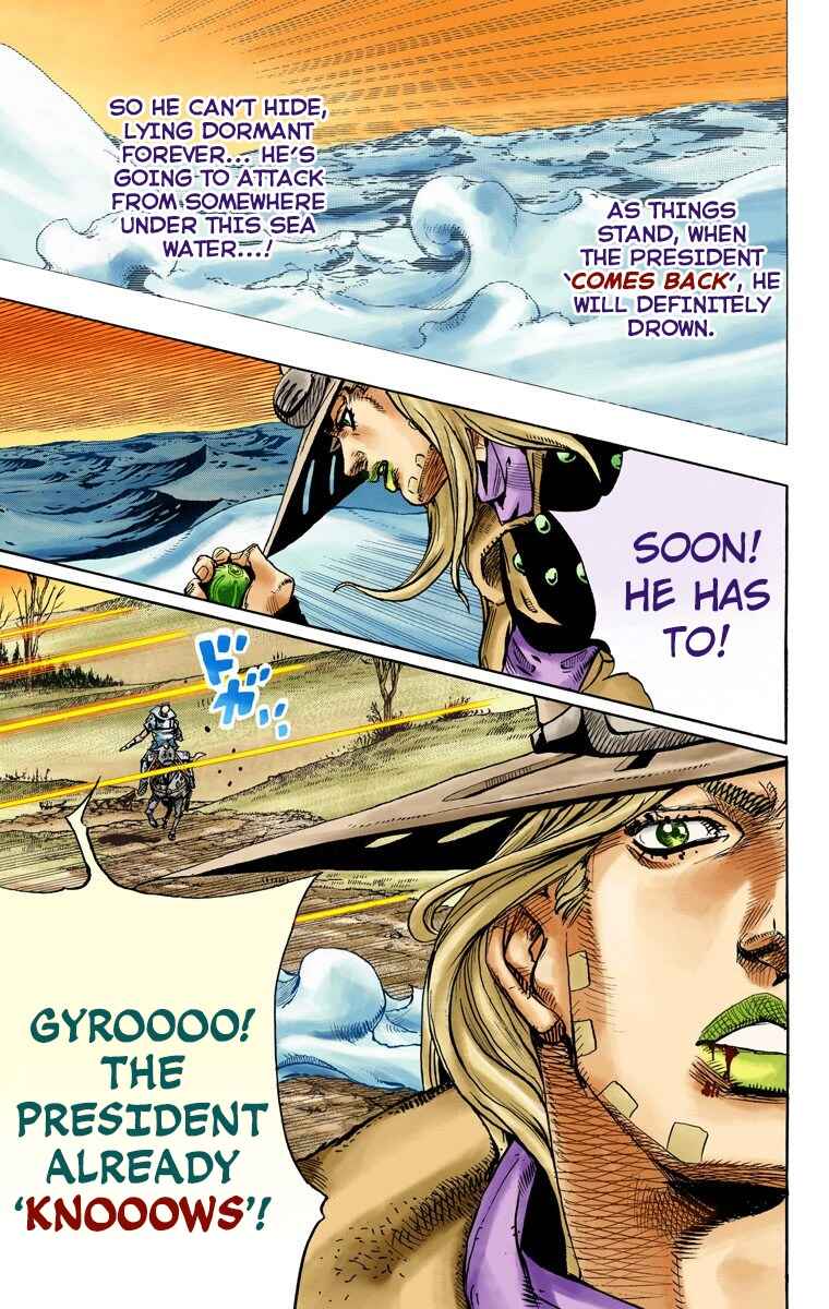 JoJo no Kimyou na Bouken: Part 7 - Steel Ball Run Color-ban Chapter 83 - Page 9