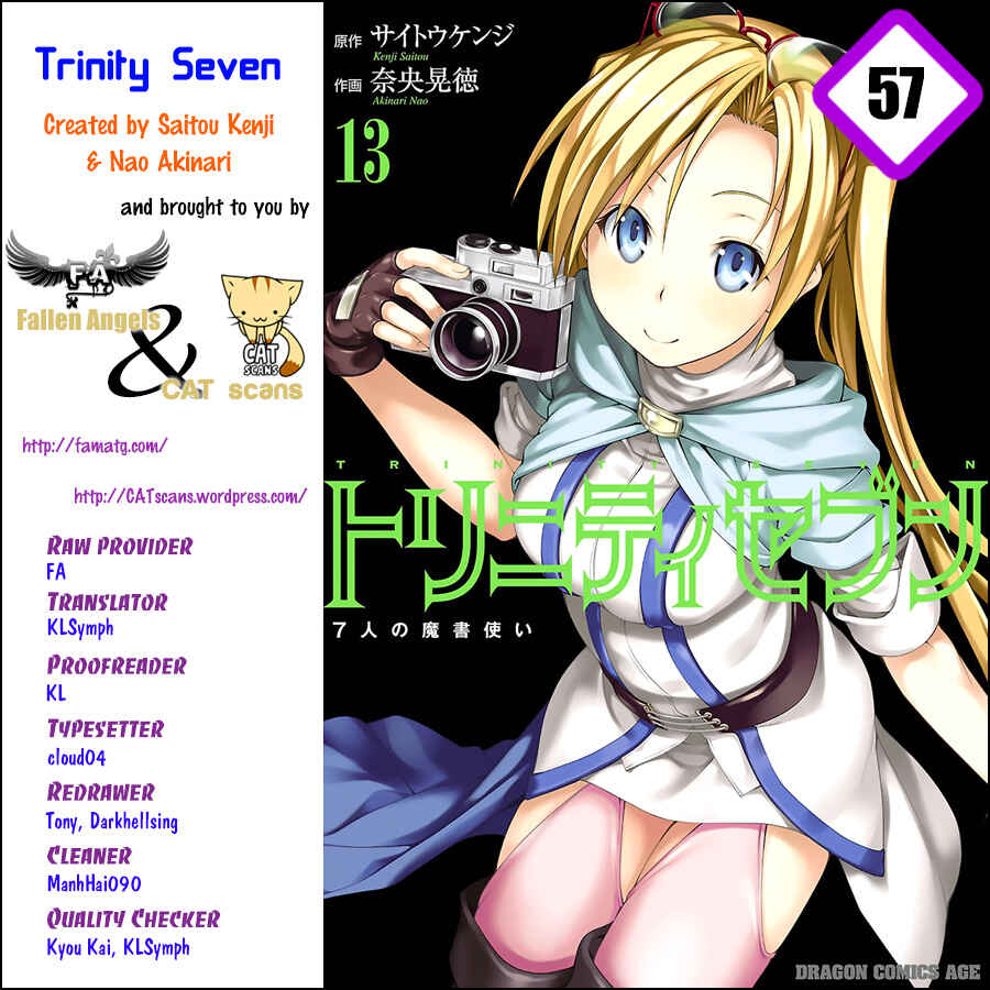 Trinity Seven - 7-Nin no Masho Tsukai Chapter 57 - Page 1