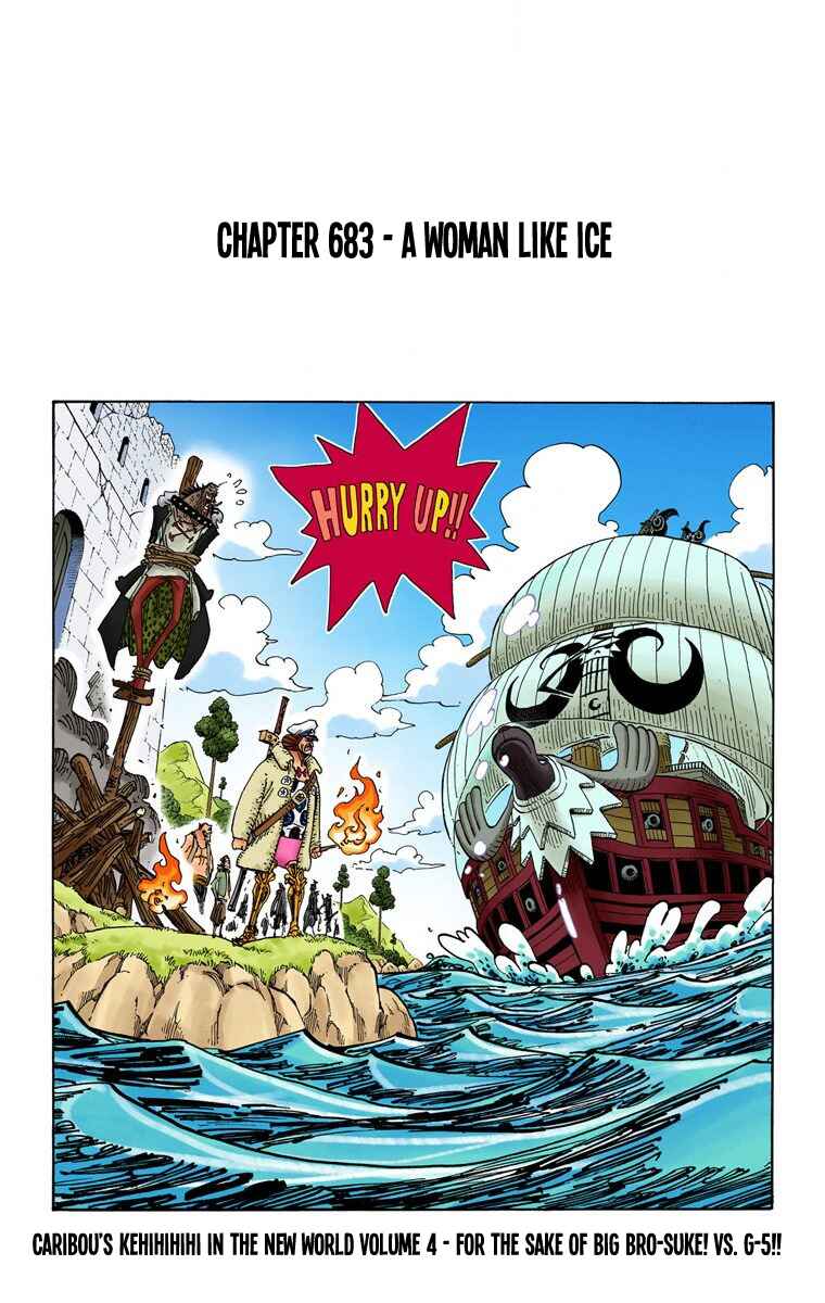One Piece (Official Colored) Chapter 683 - Page 2