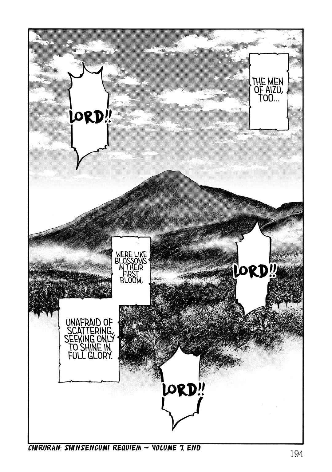 Chiruran: Shinsengumi Requiem Chapter 33.5 - Page 34