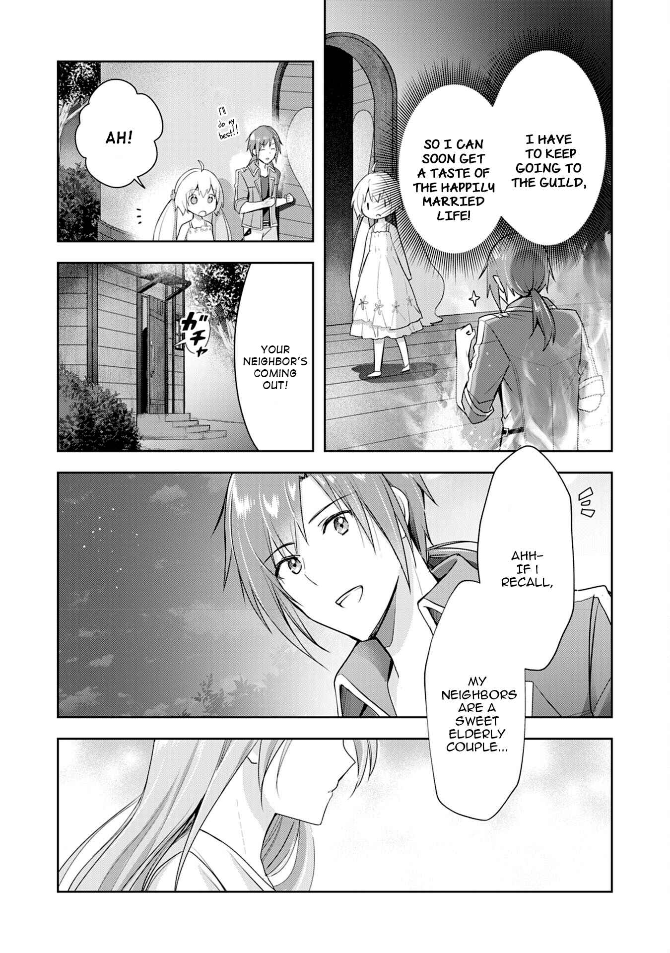 Uketsukejou ni Kokuhaku Shitakute Guild ni Kayoitsumetara Eiyuu ni Natteta Chapter 3 - Page 11