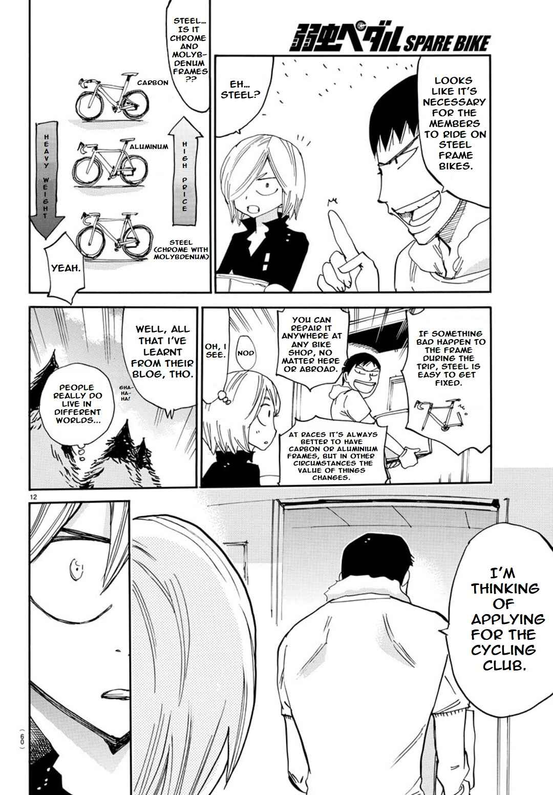 Yowamushi Pedal - Spare Bike Chapter 94 - Page 12