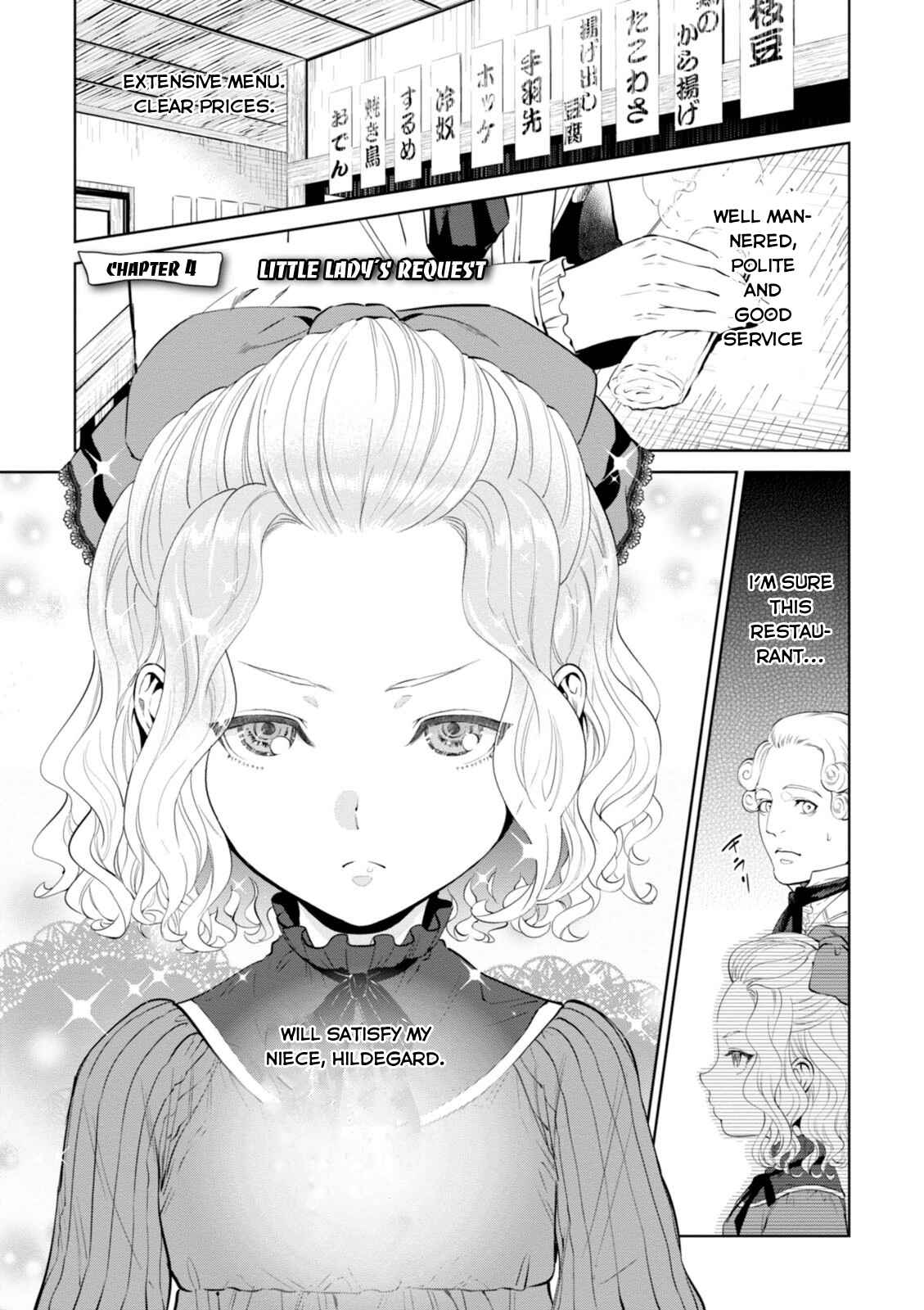 Isekai Izakaya "Nobu" Chapter 4 - Page 1
