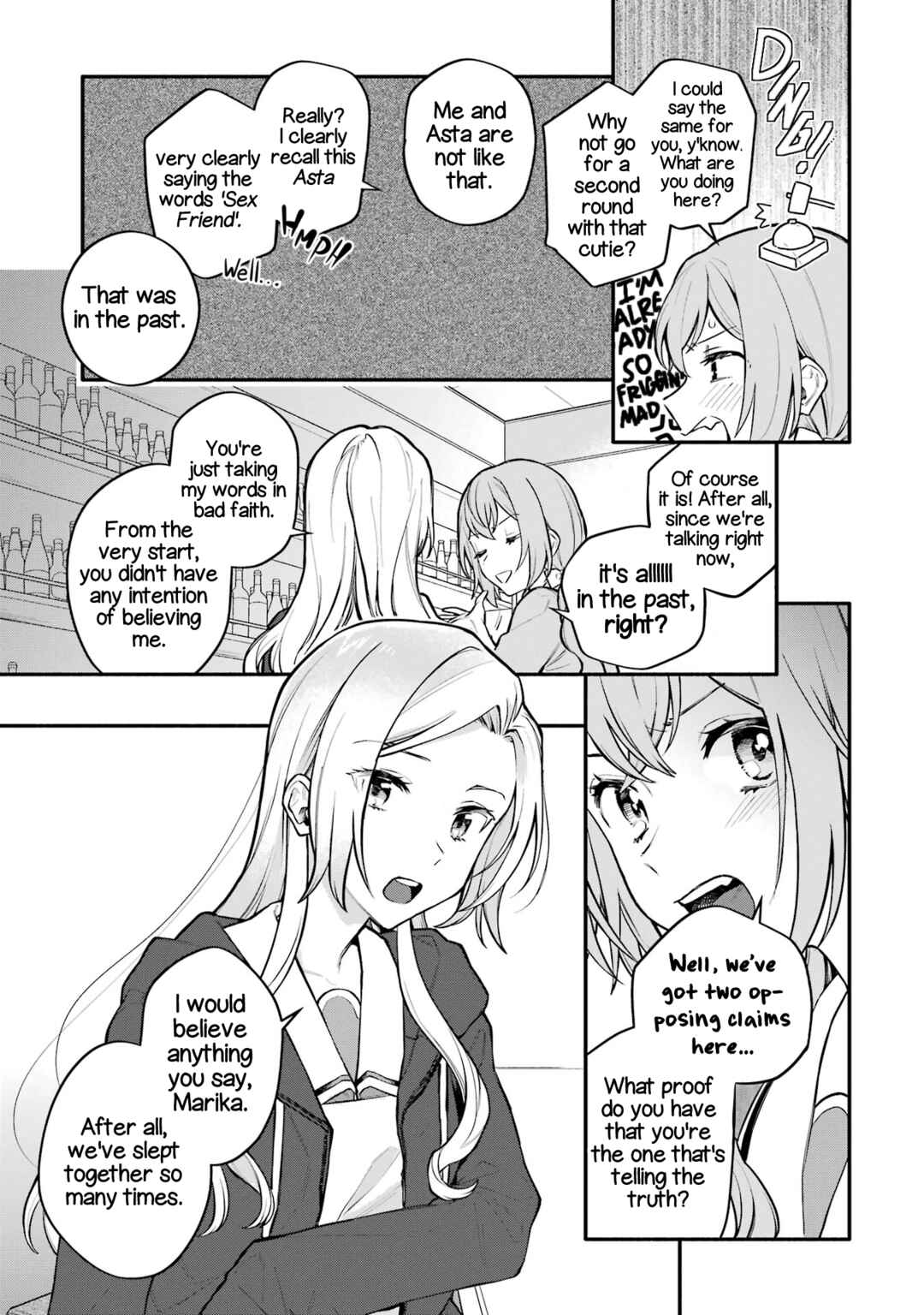Onna Doushi toka Arienai desho to Iiharu Onnanoko wo, Hyakunichikan de Tetteiteki ni Otosu Yuri no Ohanashi Chapter 9 - Page 11