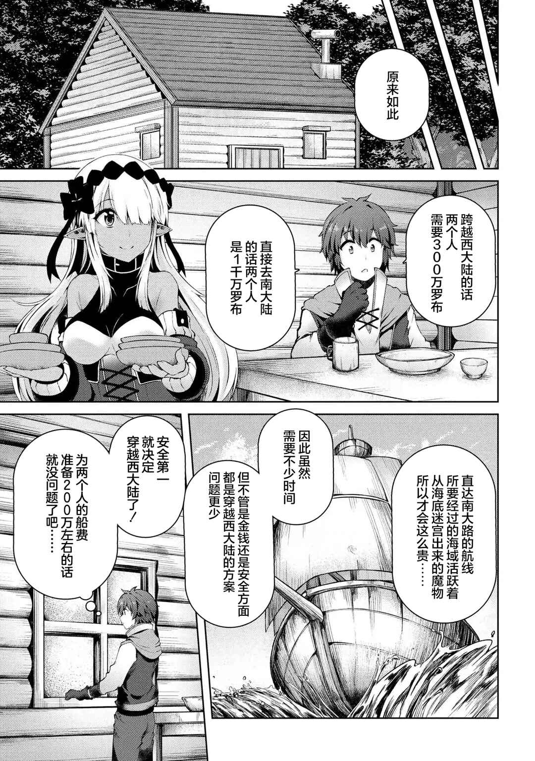 Ie ga Moete Jinsei dou demo Yoku Natta kara, Nokotta Nakenashi no Kane de Dark Elf no Dorei o Katta Chapter 4.2 - Page 14