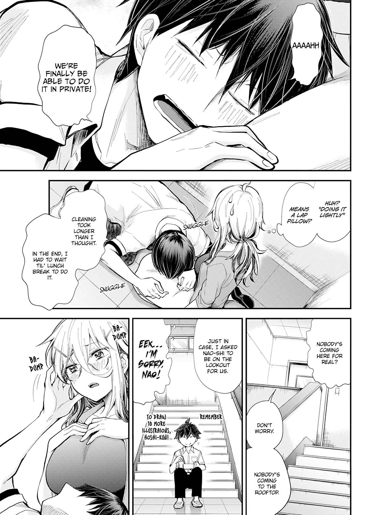 Shingeki no Eroko-san: Hen na Oneesan wa Danshi Kousei to Nakayoku Naritai Chapter 24 - Page 15