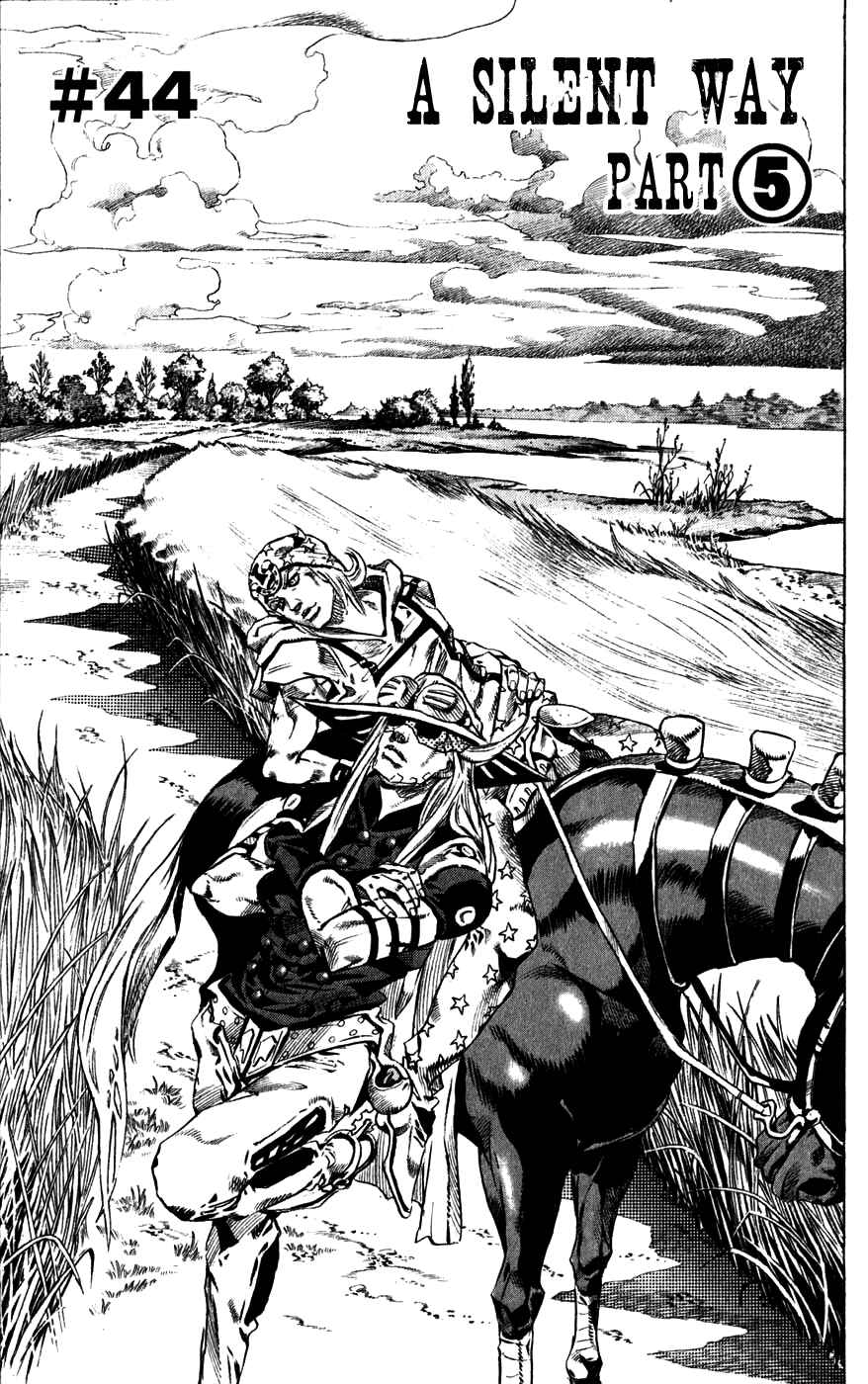 JoJo no Kimyou na Bouken: Part 7 - Steel Ball Run Chapter 44 - Page 1
