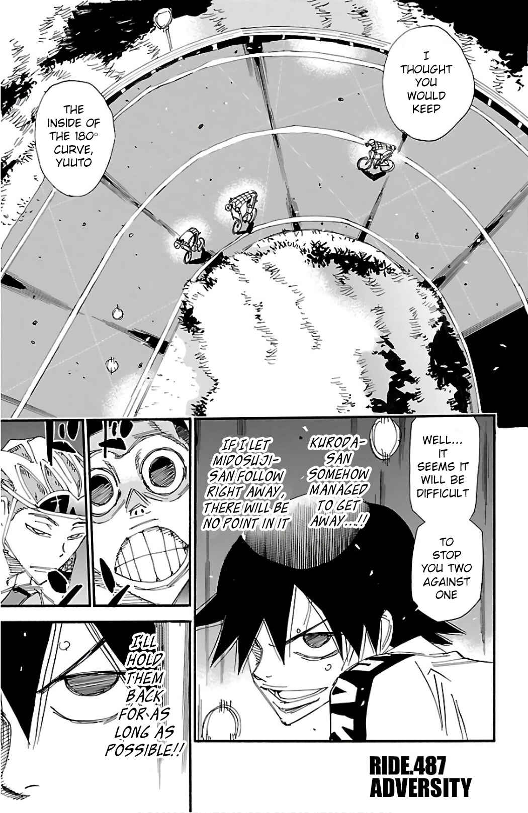 Yowamushi Pedal Chapter 487 - Page 1