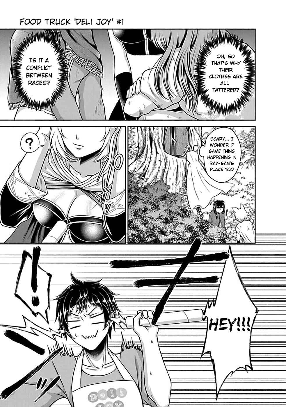 Food Truck "Deli-joy" - Shasou Kara Isekai e Umaimono Mitsuyu Hanbaichuu! Chapter 2.2 - Page 16