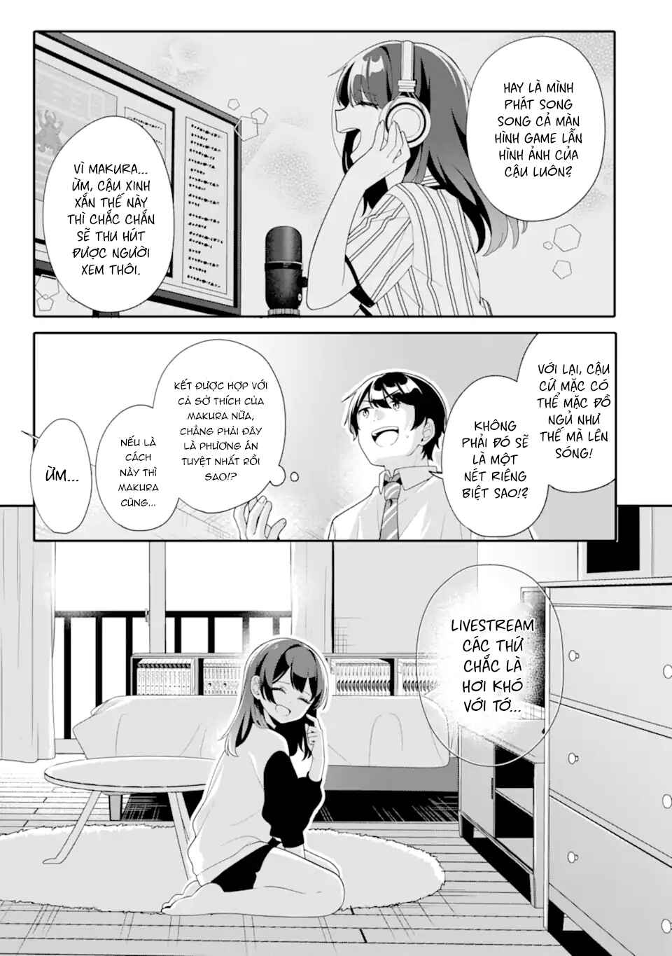 Muboubi Kawaii Pajama Sugata no Bishoujo to Heya de Futarikiri Chapter 9.2 - Page 3