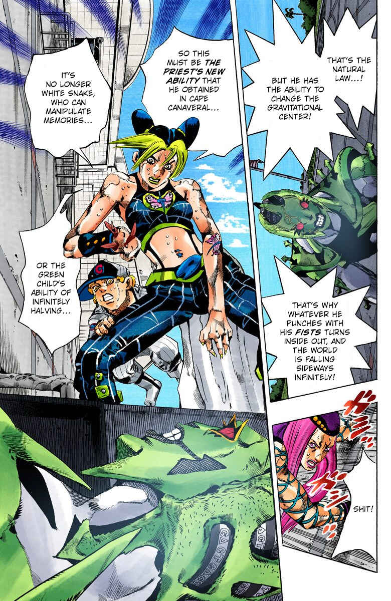 JoJo no Kimyou na Bouken: Part 6 - Stone Ocean Color-ban Chapter 141 - Page 8