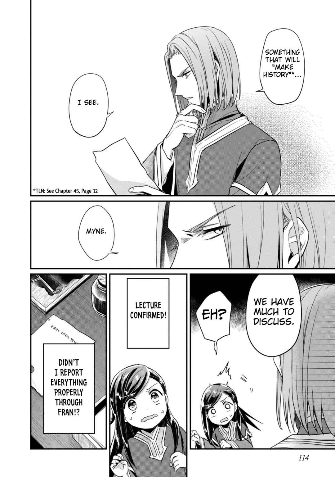 Honzuki no Gekokujou: Shisho ni Naru tame ni wa Shudan o Erandeiraremasen—Dai-2 Bu: Hon no Tamenara Miko ni Naru! Chapter 49 - Page 21