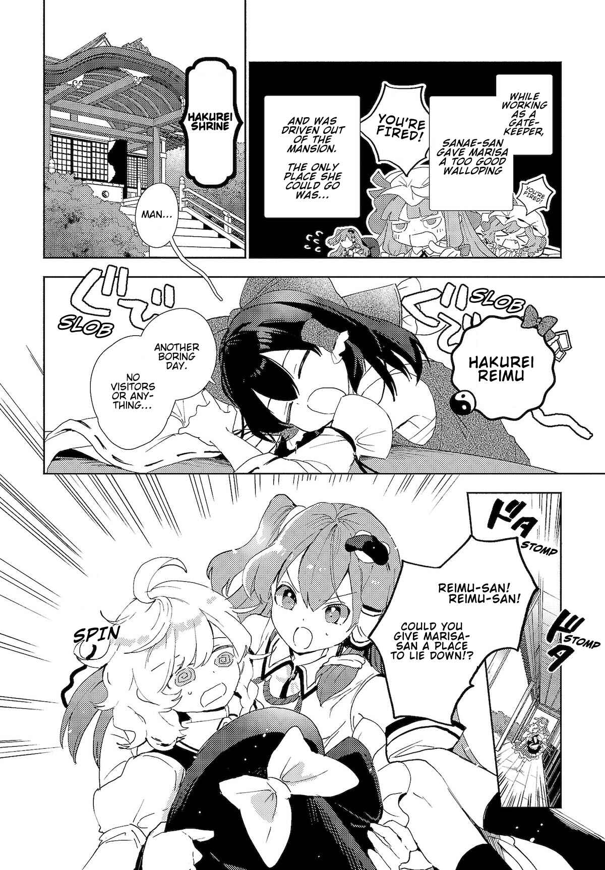 Touhou Project Niji Sousaku Series - Sanae-san wa Iedechuu! Chapter 3.1 - Page 2