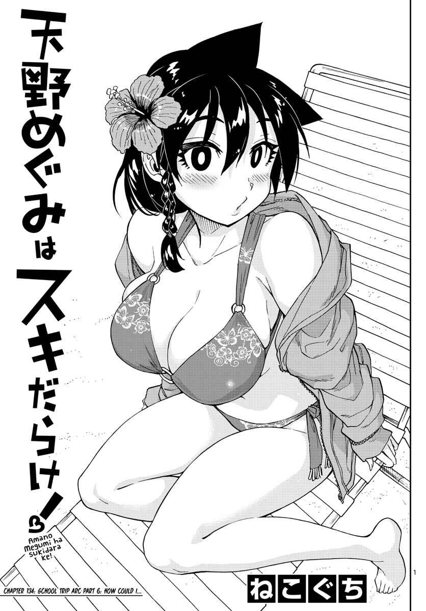 Amano Megumi wa Sukidarake! Chapter 134 - Page 1