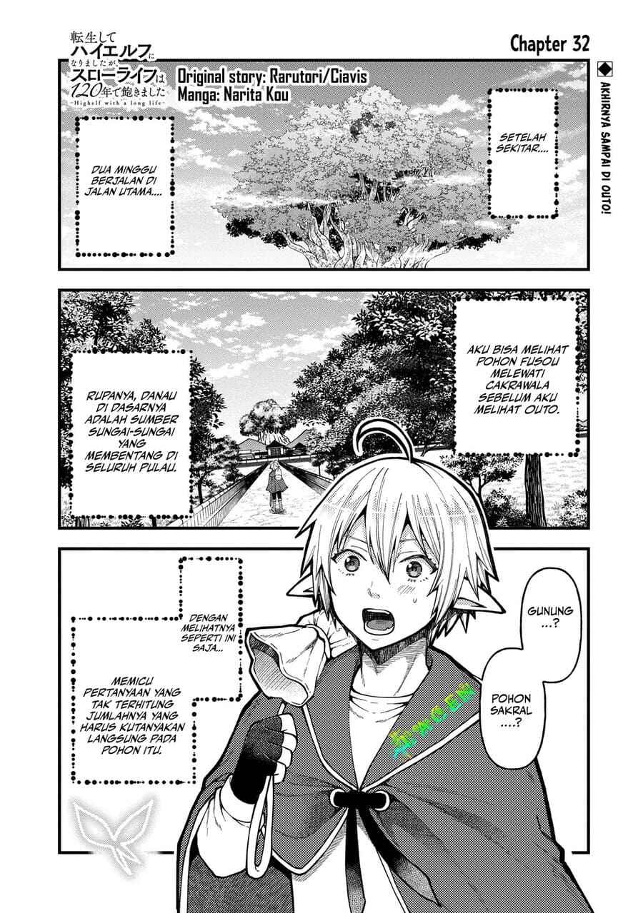 Tensei Shite High Elf ni Narimashitaga, Slow Life wa 120-nen de Akimashita - Highelf with a Long Life Chapter 32 - Page 1